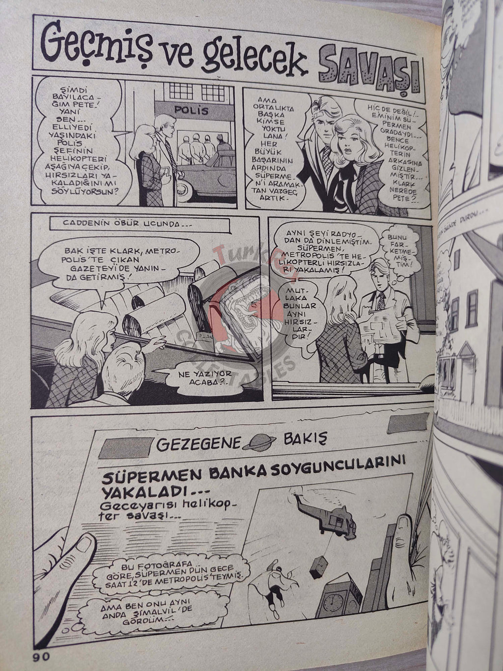 Superman #36 1985 Turkish Comic Turkey #385 #386 #284 Action Comics #544
