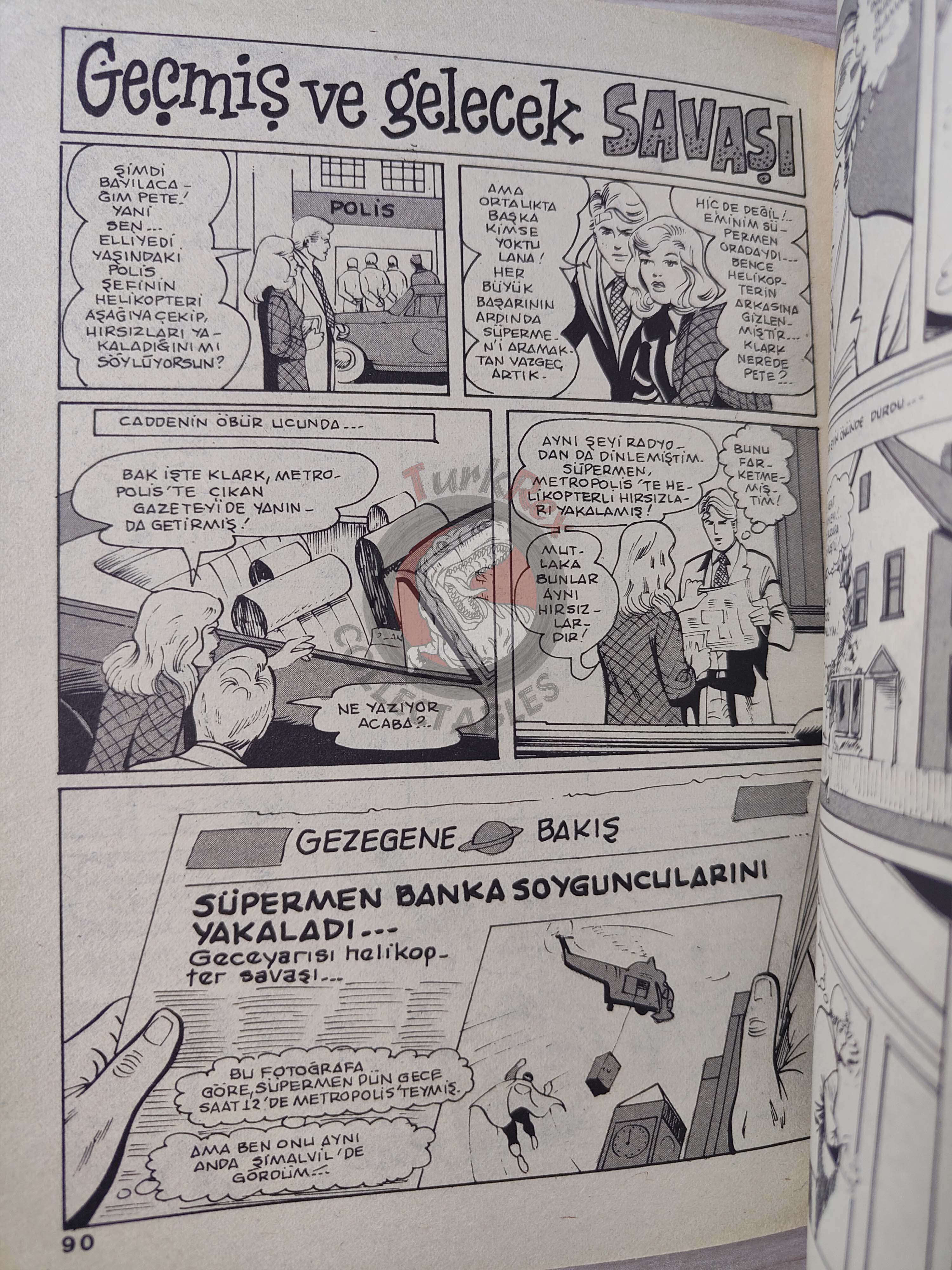 Superman #36 1985 Turkish Comic Turkey #385 #386 #284 Action Comics #544