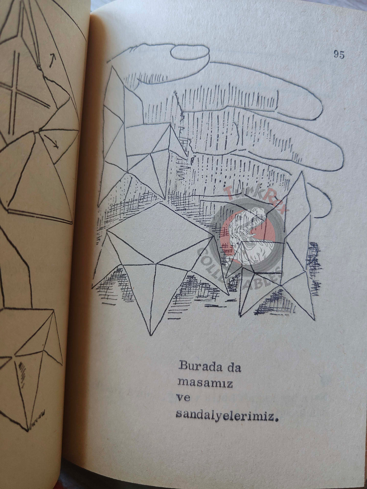 Origami: Paper Folding  1972 HC/DJ Turkish Book Turkey Illustrated