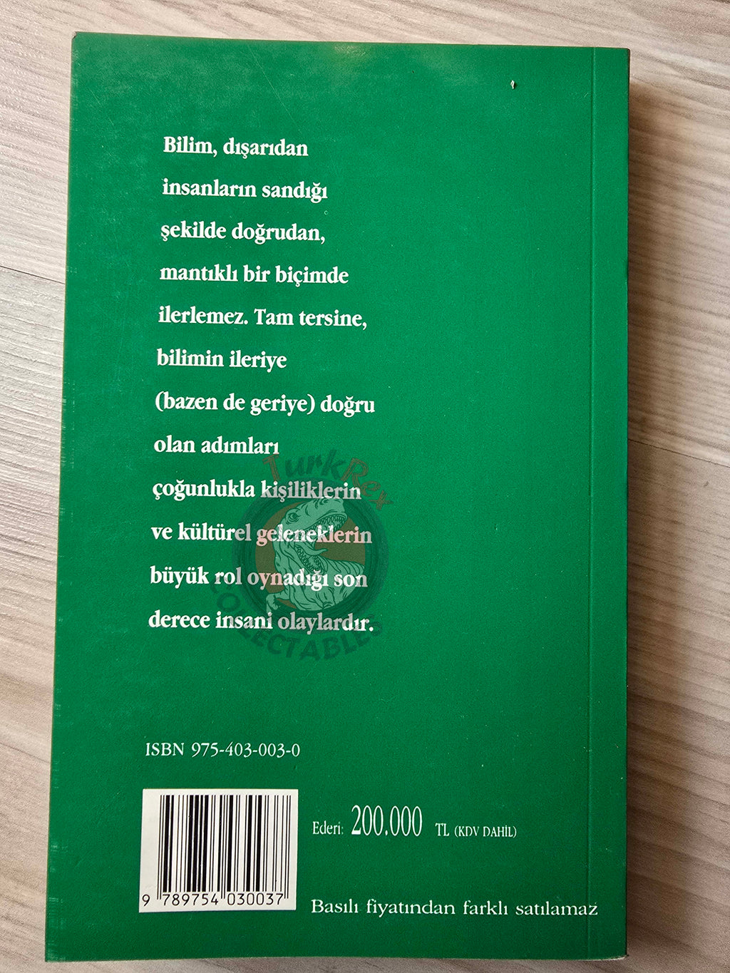 James D. Watson – The Double Helix 1996 Turkish Book Turkey