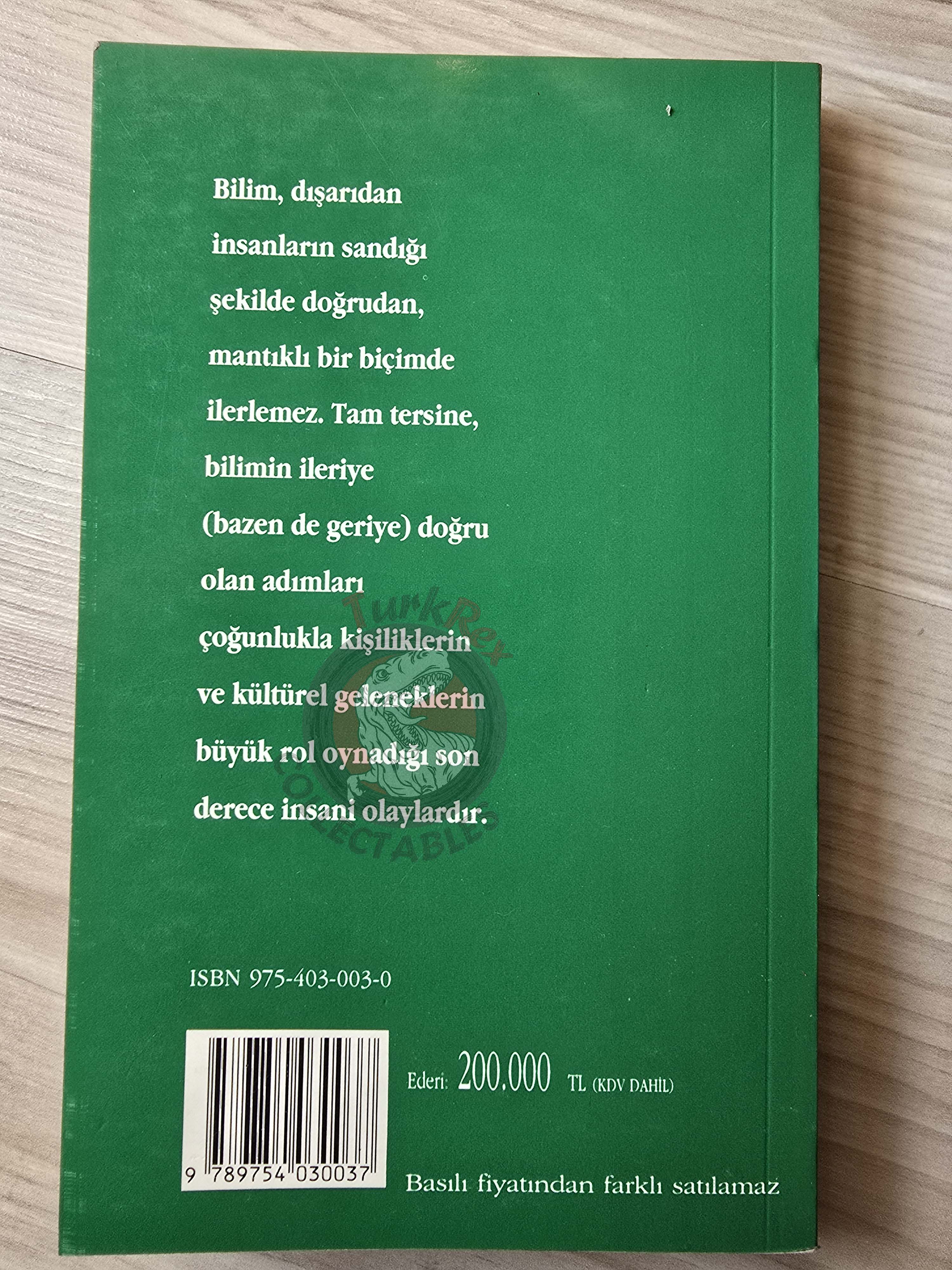 James D. Watson – The Double Helix 1996 Turkish Book Turkey