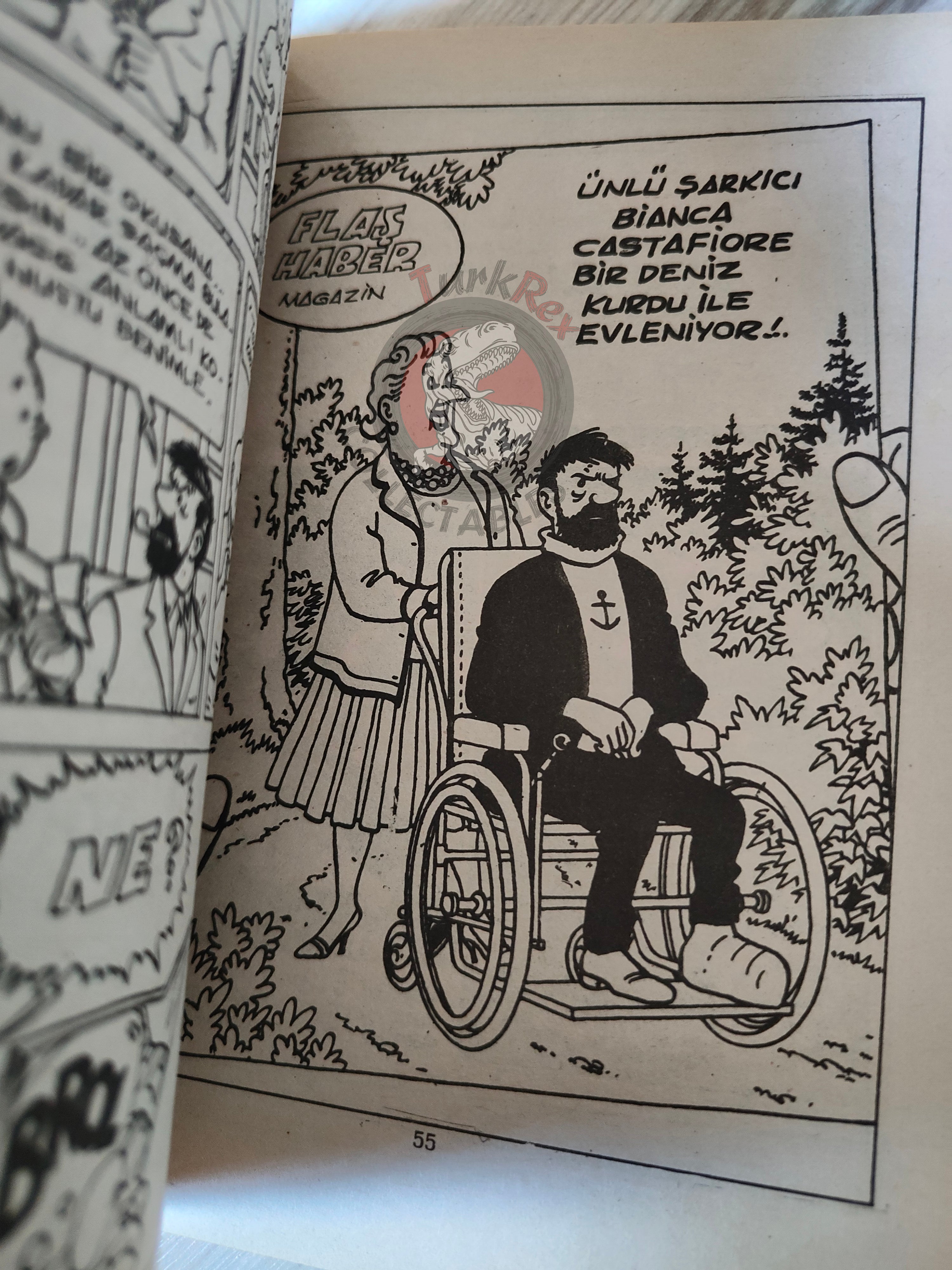 Tintin – The Castafiore Emerald  mid 1980s Turkish Edition Comic Turkey 2