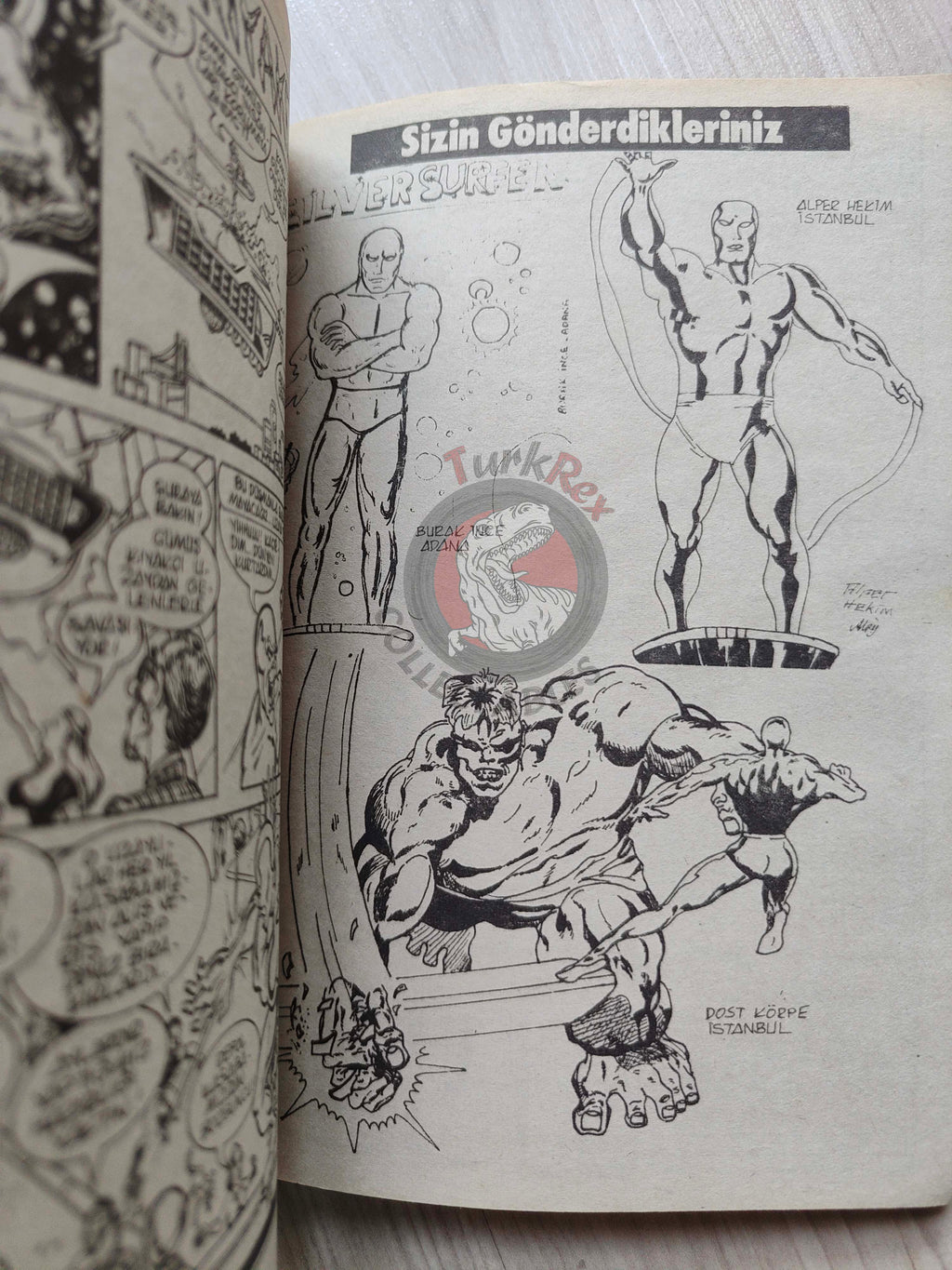 Silver Surfer Vol #3 1988 Turkish Comic Turkey #6 #7 #8 #9 #10 What If? #43