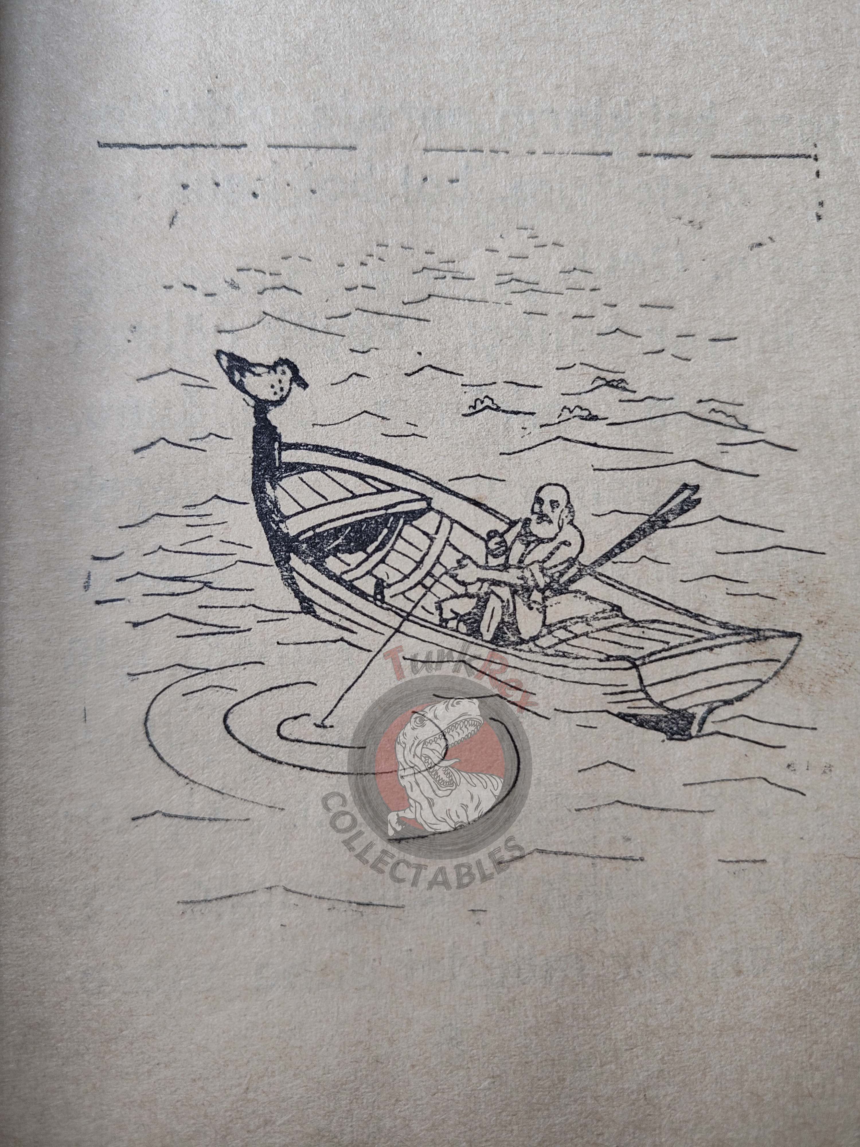 Ernest Hemingway – The Old Man and the Sea 1962 Illustrated Turkish Book Turkey