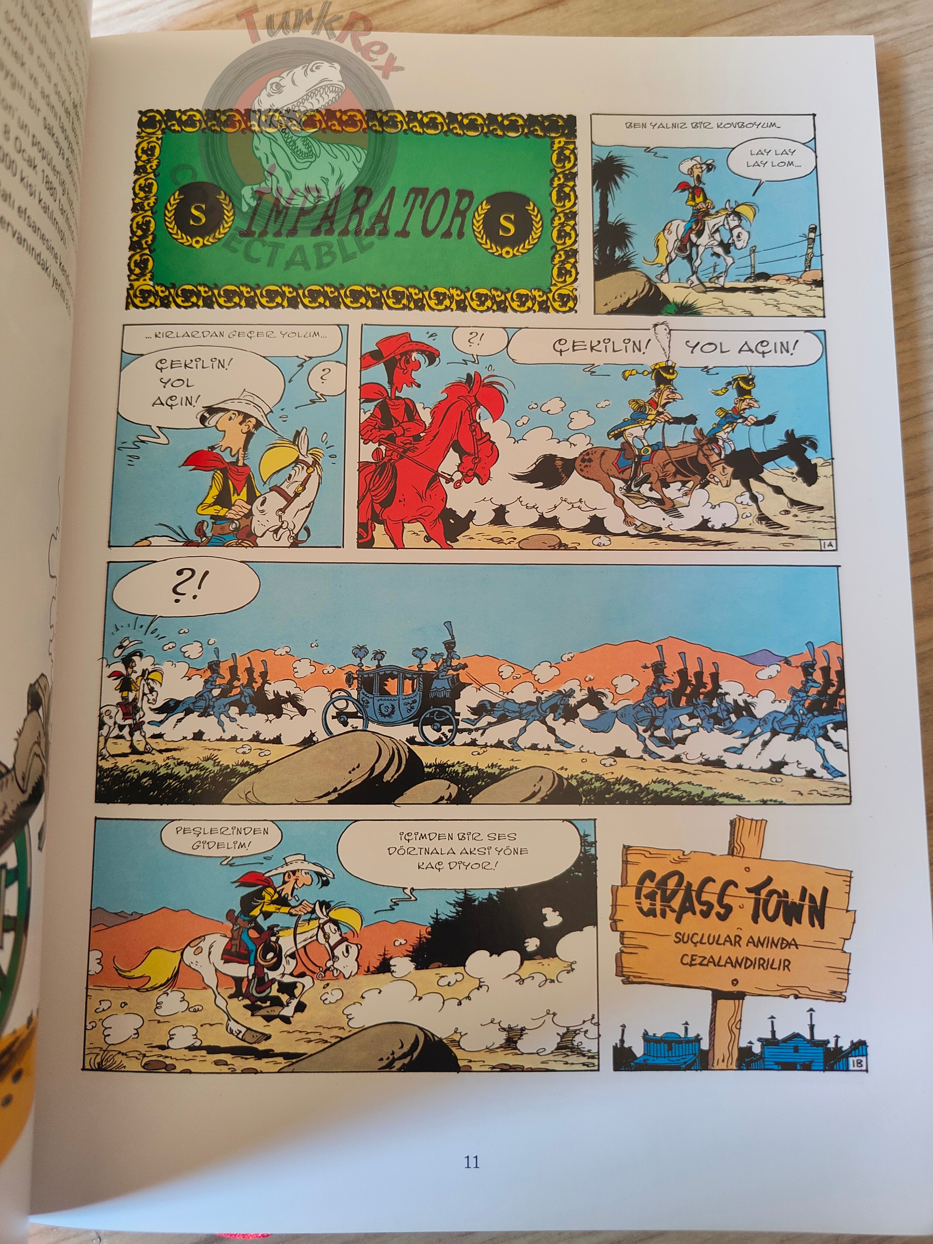 Lucky Luke – L'integrale #15 Turkish Comic Turkey L’Empereur Smith