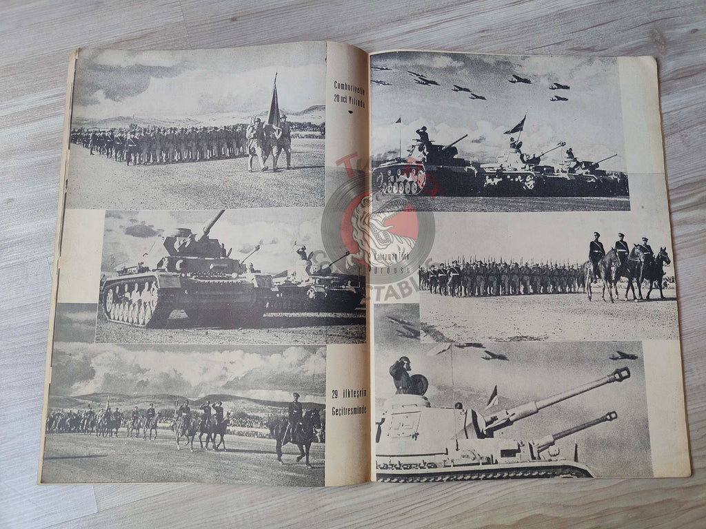 Radyo 1943 İsmet İnönü The 20th Anniversary of the Republic of Turkey Turkish Magazine WW2 World War Two