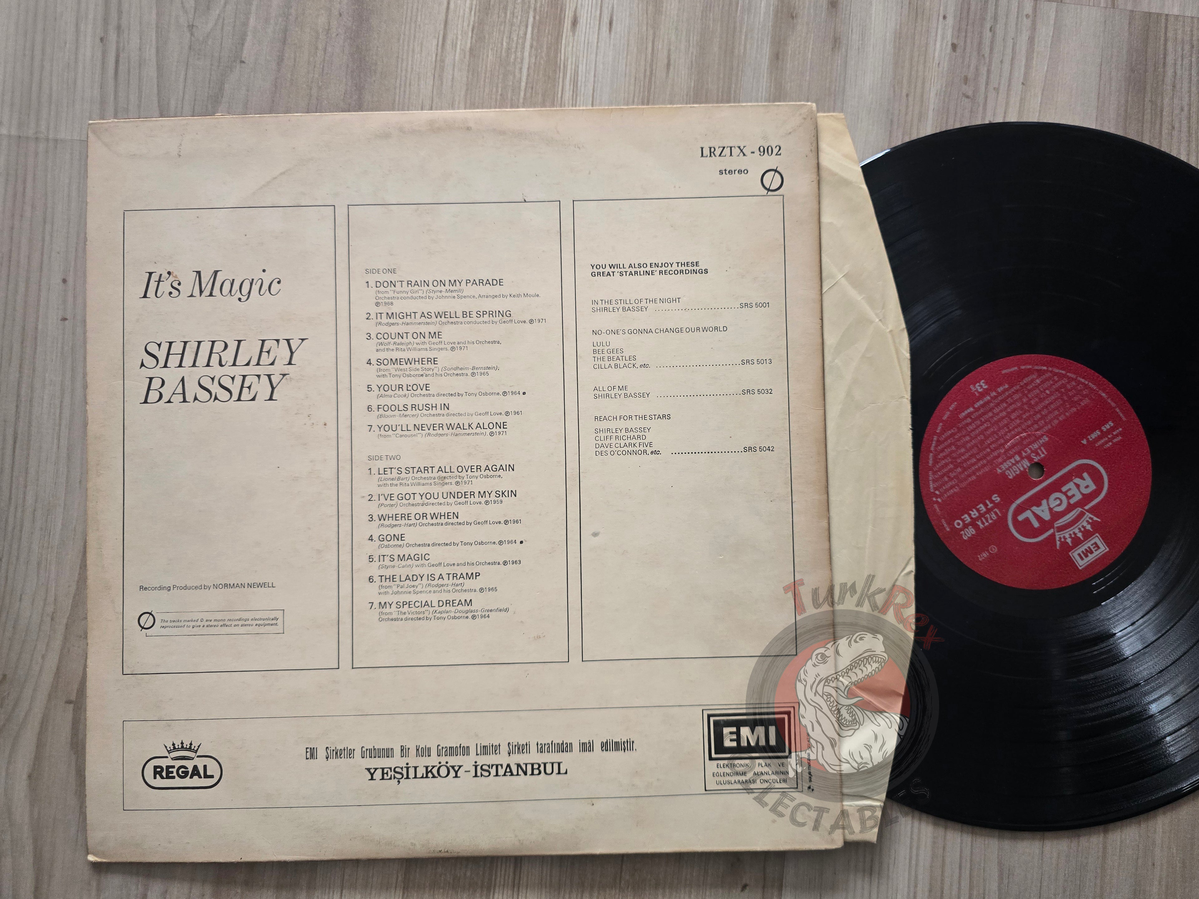 Shirley Bassey –  It's Magic Turkish Pressing Vinyl Turkey Edition