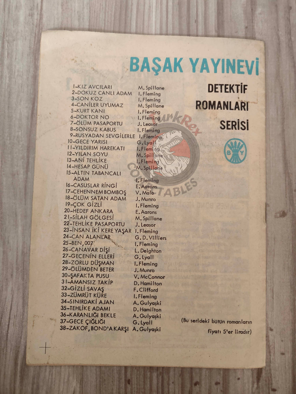 James Bond #1 On Her Majesty’s Secret Service 1967 Turkish Comic Turkey Daily Express