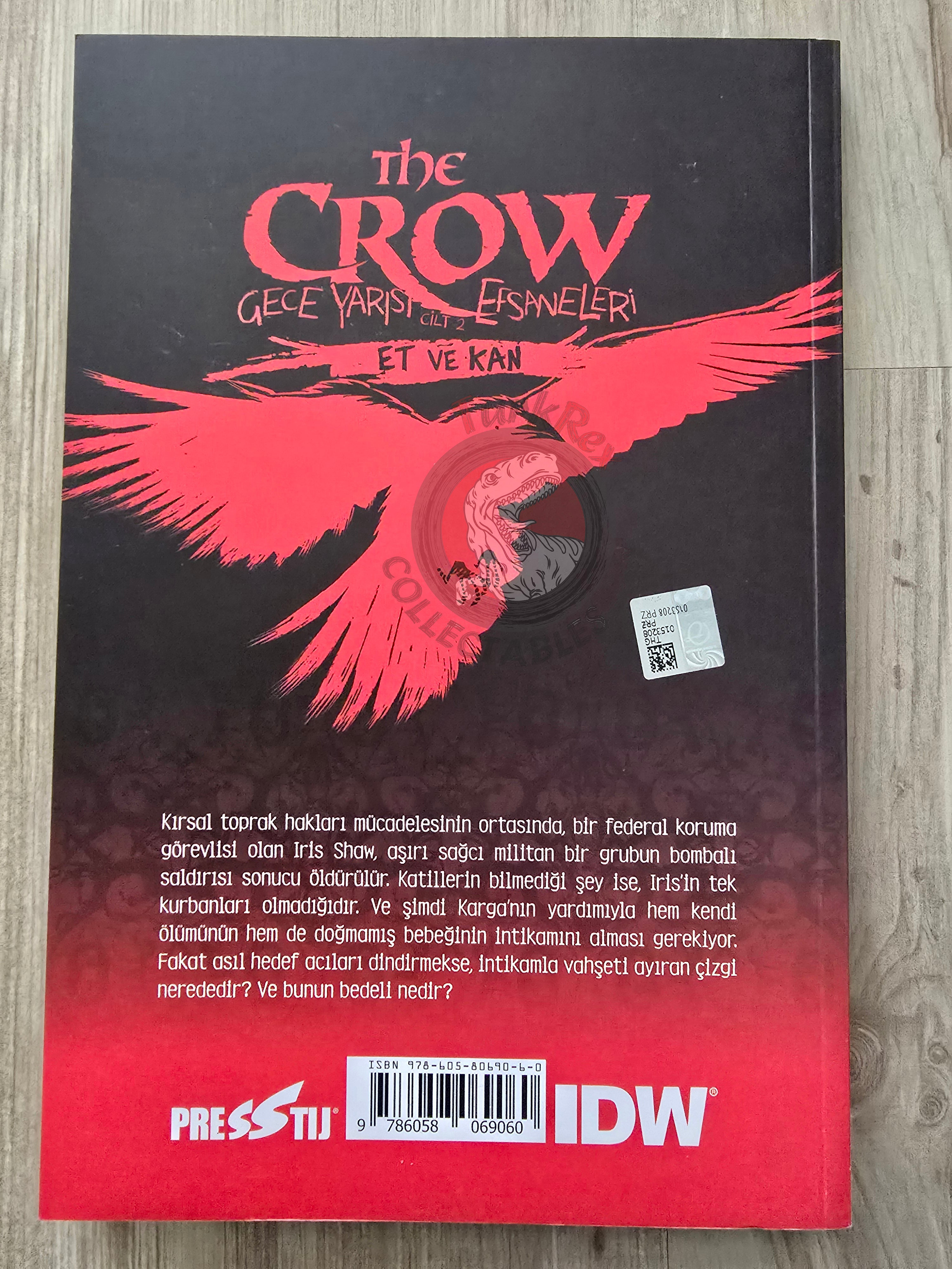 The Crow Midnight Legends Vol #2 Flesh & Blood Turkish Comic Turkey