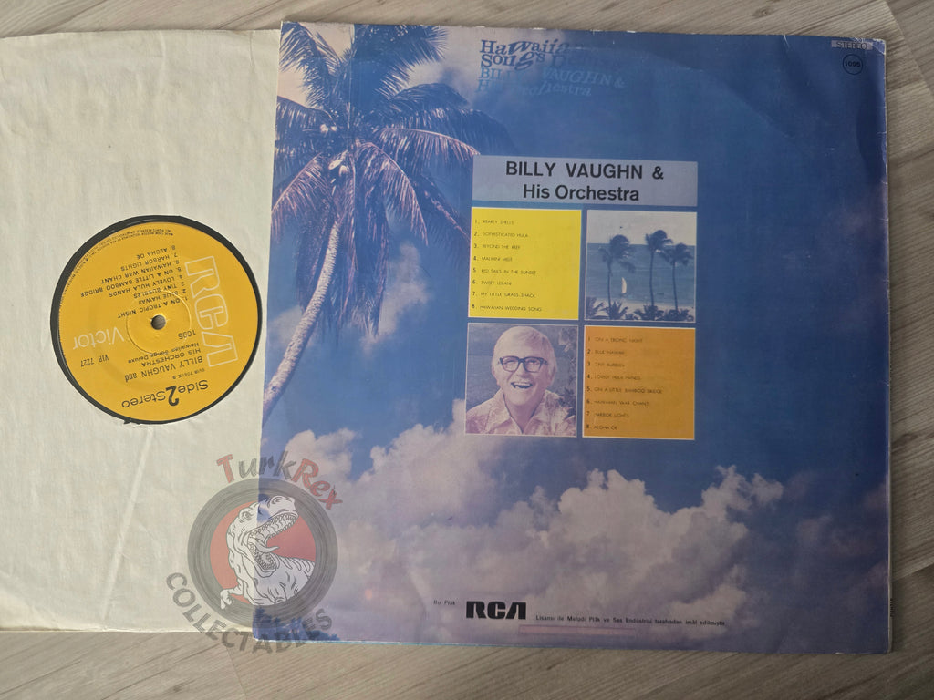 Billy Vaughn & His Orchestra – Hawaiian Songs Deluxe Turkish Pressing Vinyl Turkey Edition