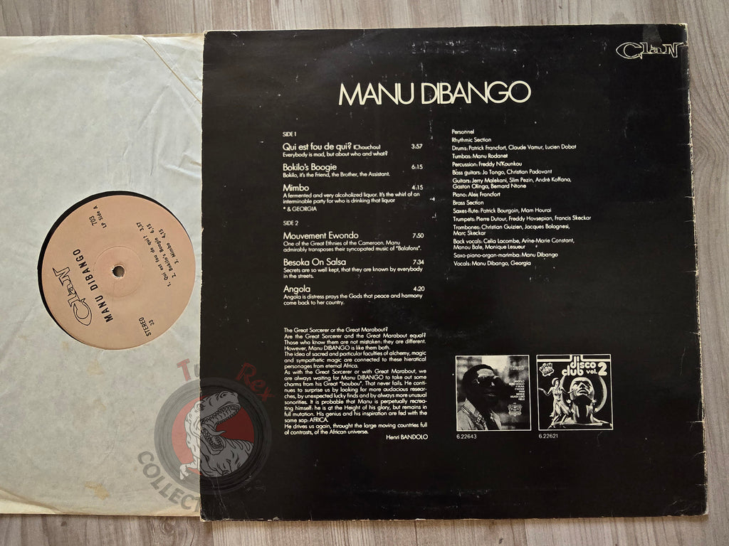 Manu Dibango – Manu 76 Turkish Pressing Vinyl Turkey Edition