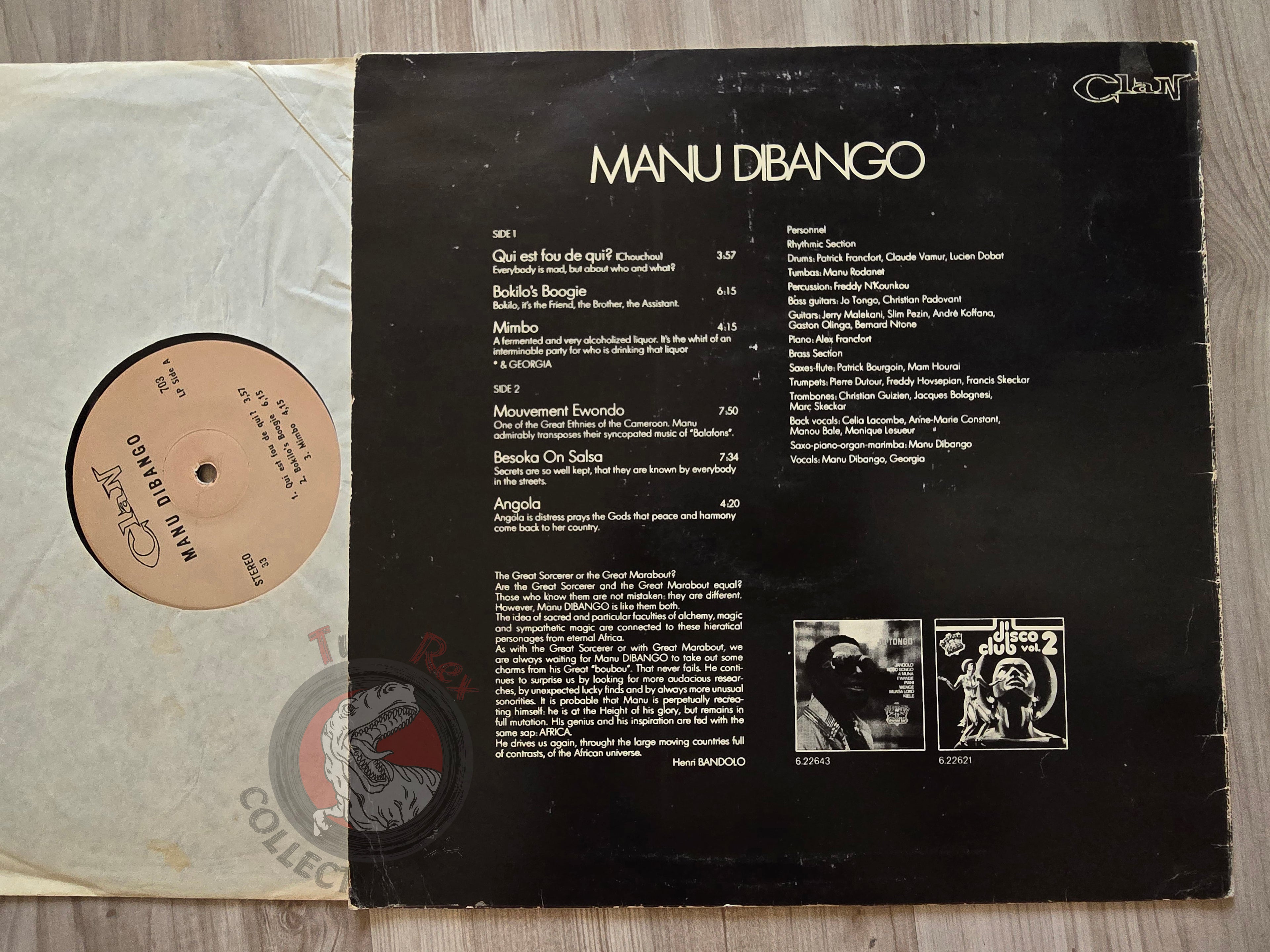 Manu Dibango – Manu 76 Turkish Pressing Vinyl Turkey Edition