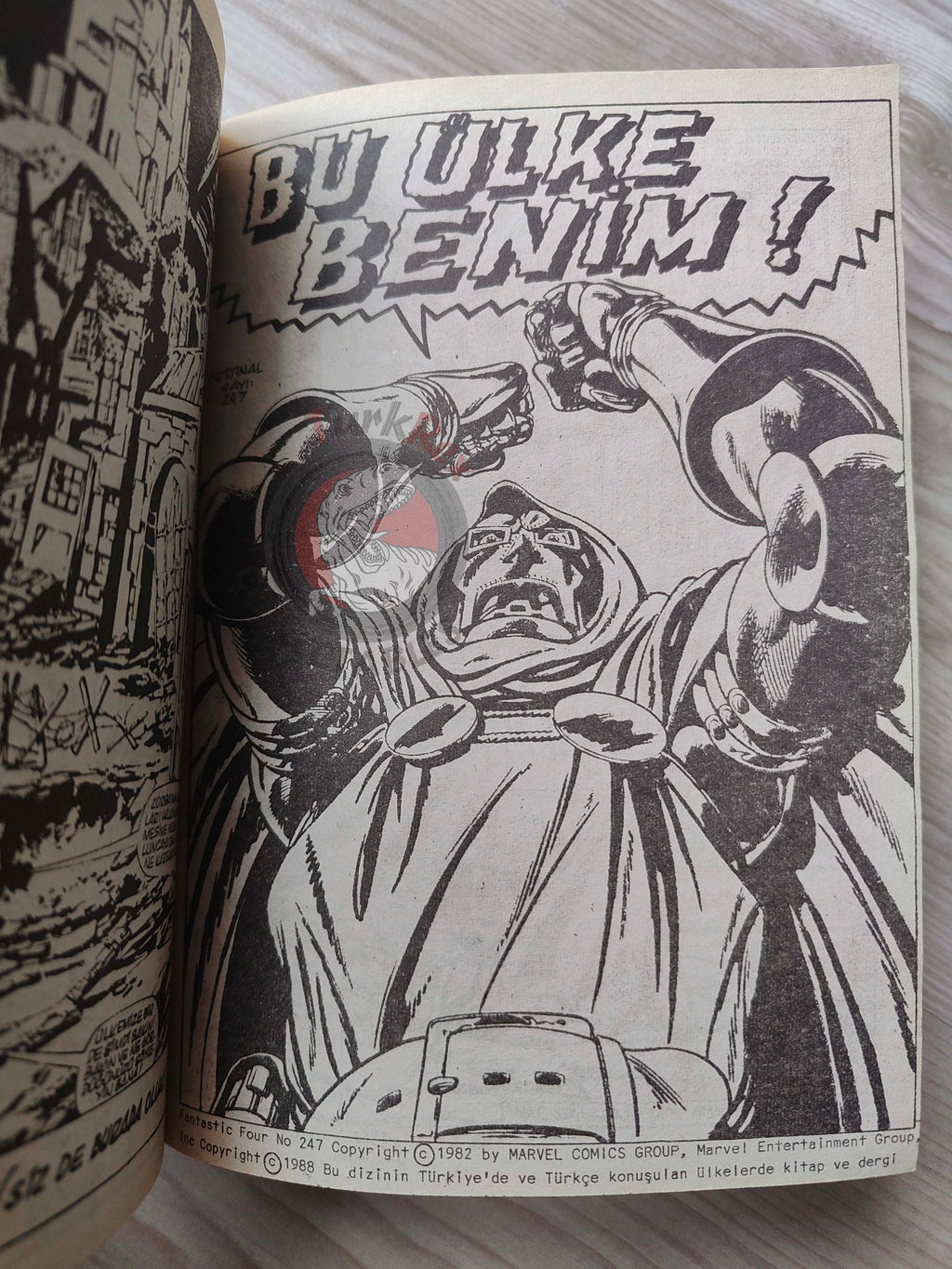 Fantastic Four Special Issue 1989 Turkish Comic Turkey #245 - #258