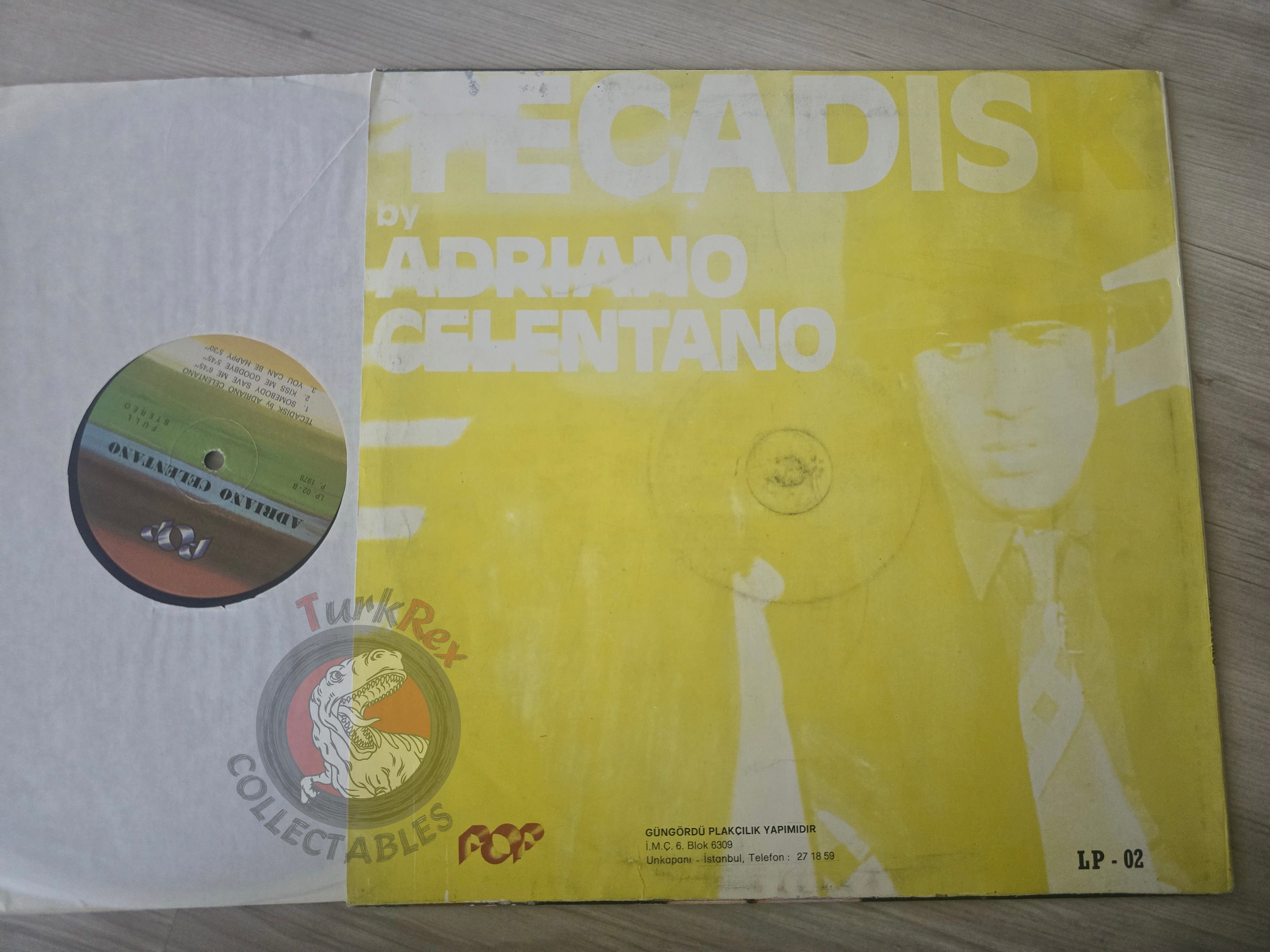 Adriano Celentano – Tecadisk Turkish Pressing Vinyl Turkey Edition 2