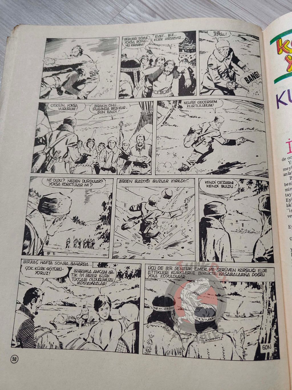 Milliyet Çocuk #9 1979 Turkish Comic Turkey Joyas Literarias Juveniles #86 Robert M. Ballantyne