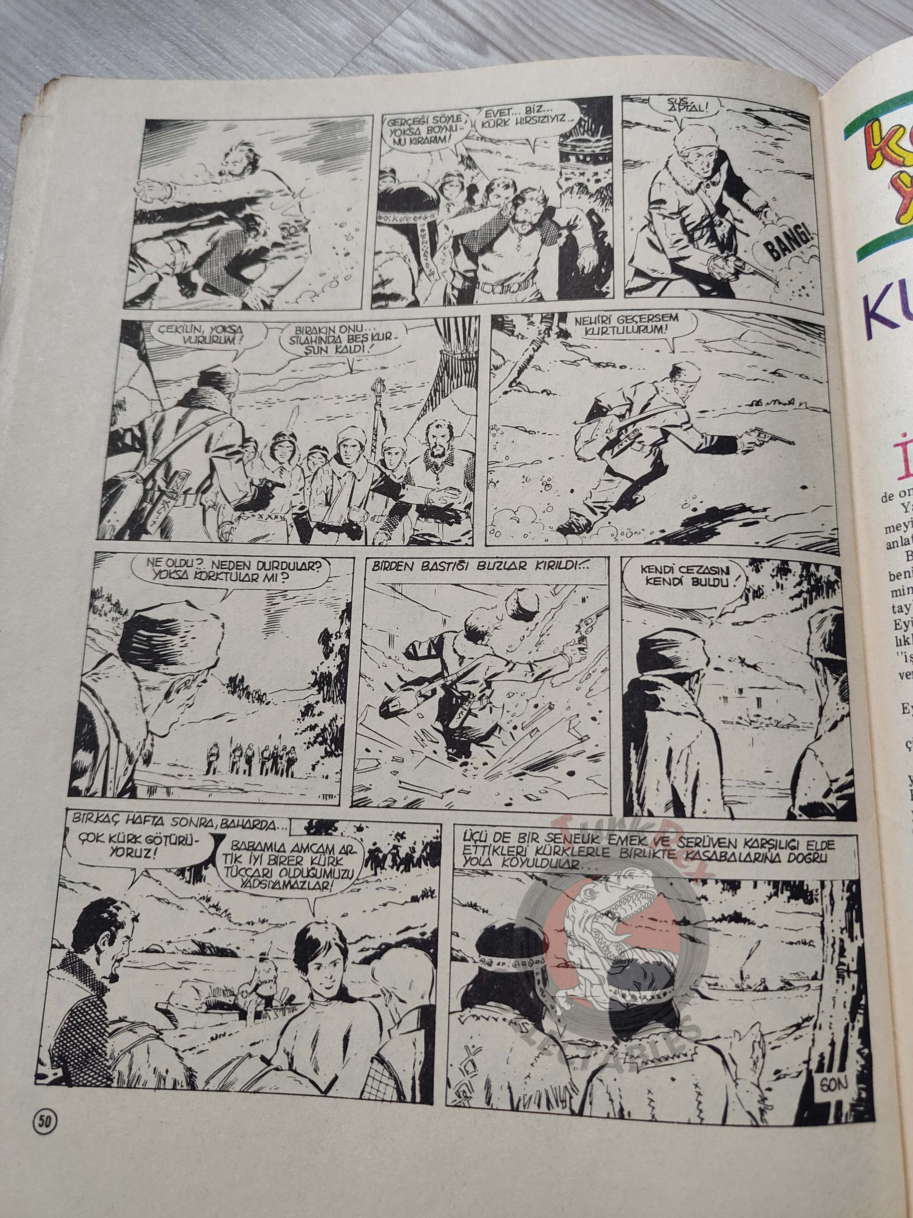 Milliyet Çocuk #9 1979 Turkish Comic Turkey Joyas Literarias Juveniles #86 Robert M. Ballantyne