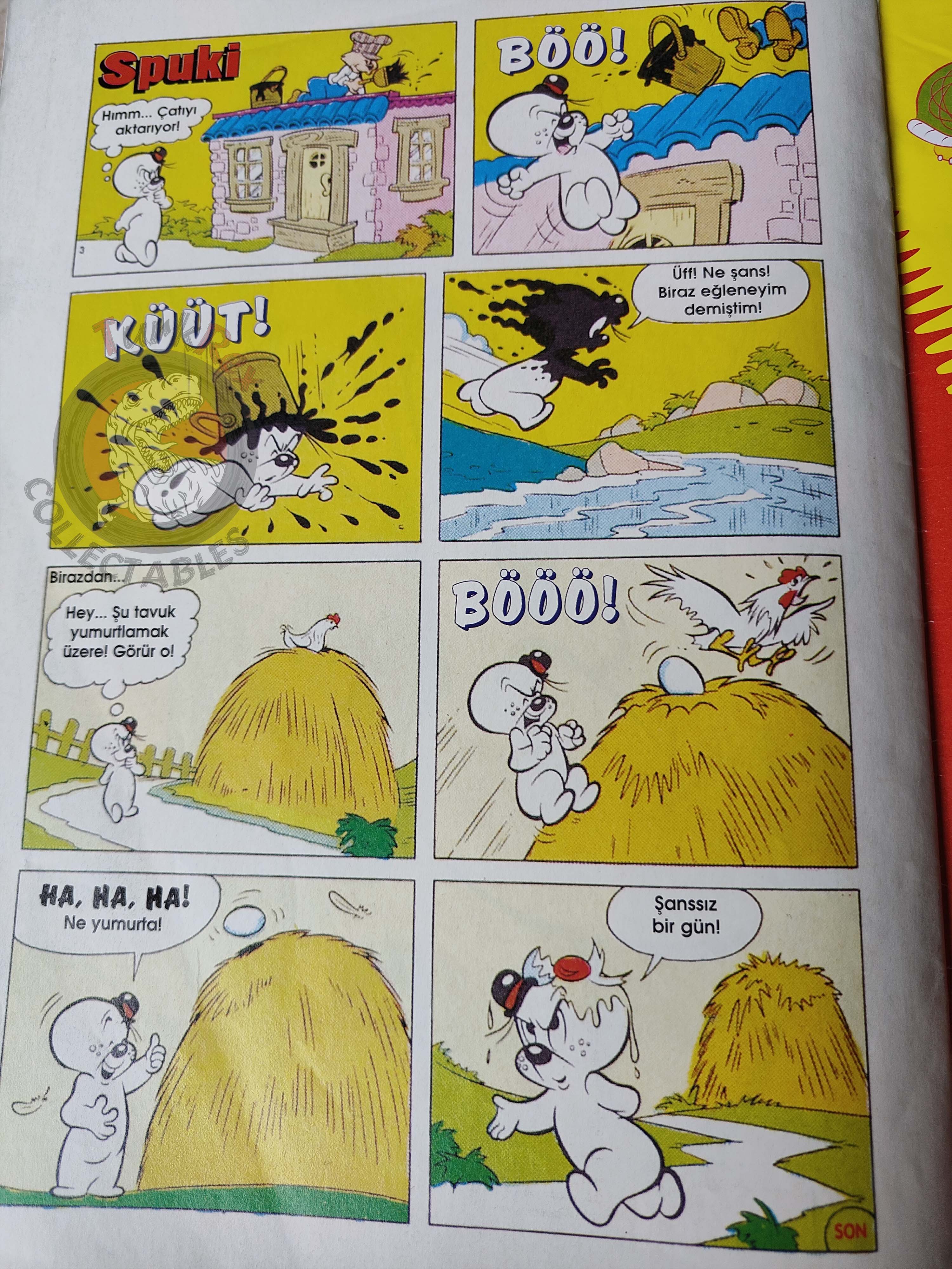 Casper the Friendly Ghost Magazine – Issue #26 1997 Turkish Comic Turkey
