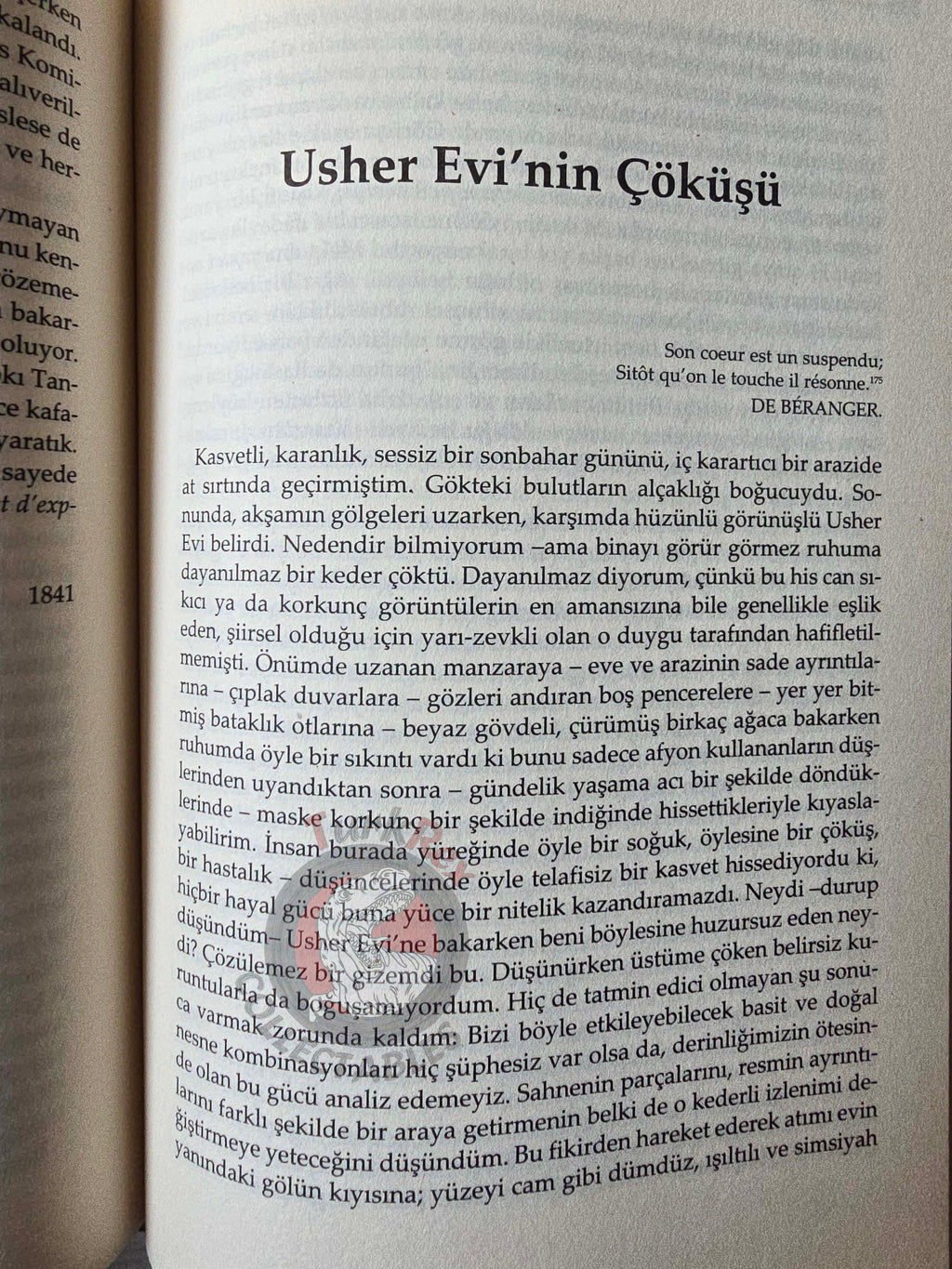 Edgar Allan Poe – The Short Fiction of Edgar Allan Poe 2016 HC/DJ Turkish Book Turkey