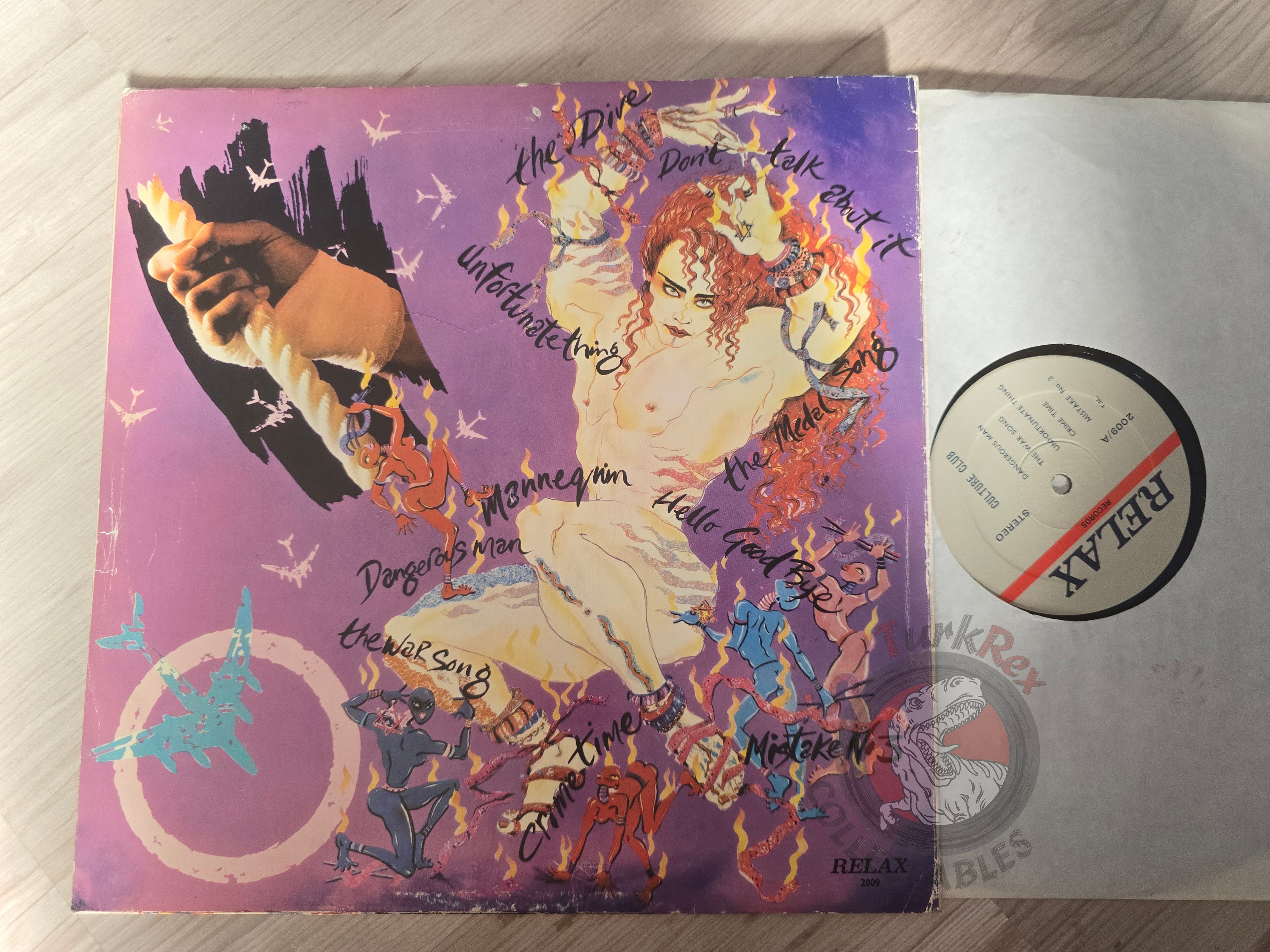 Culture Club – Waking Up With The House On Fire Turkish Pressing Vinyl Turkey Edition