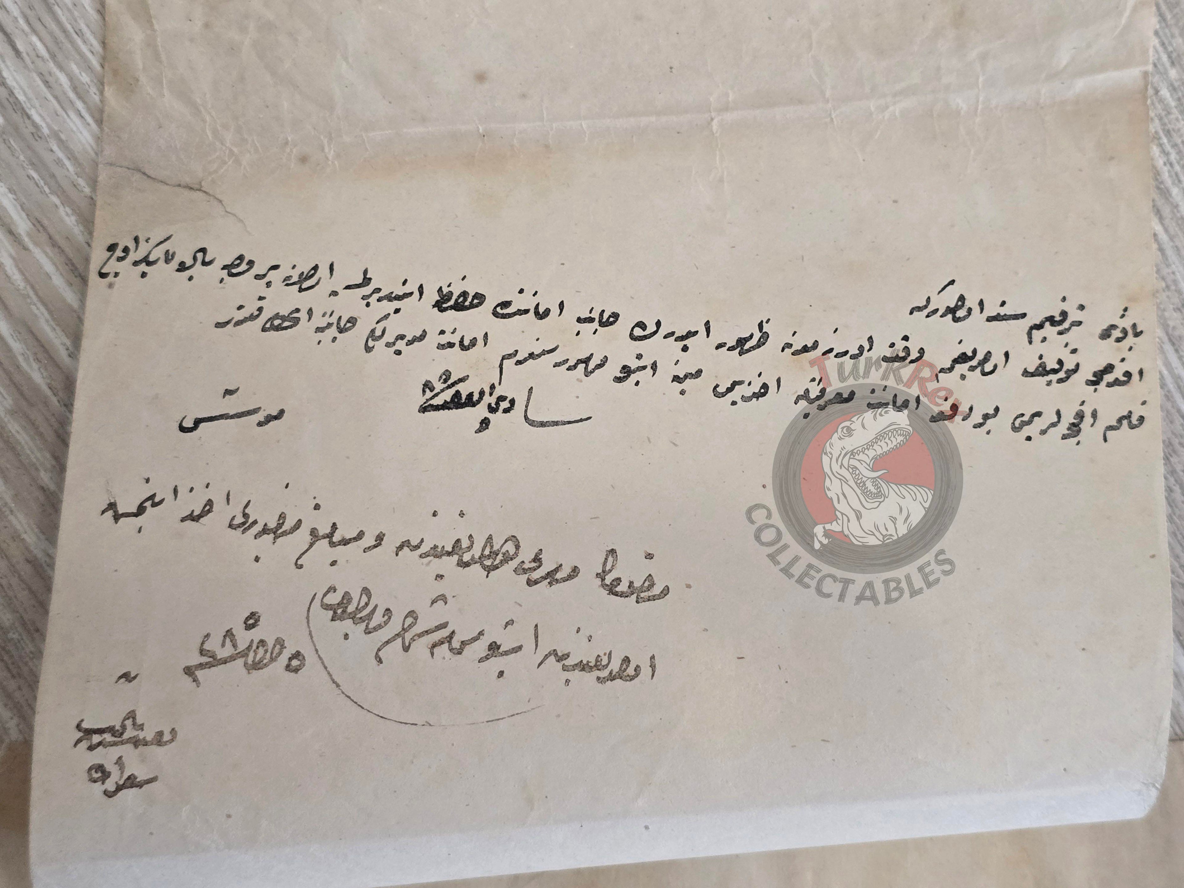 Ottoman 1868 Judicial Documents Gambler Movses Armenian Citizen Armenia Tekirdağ
