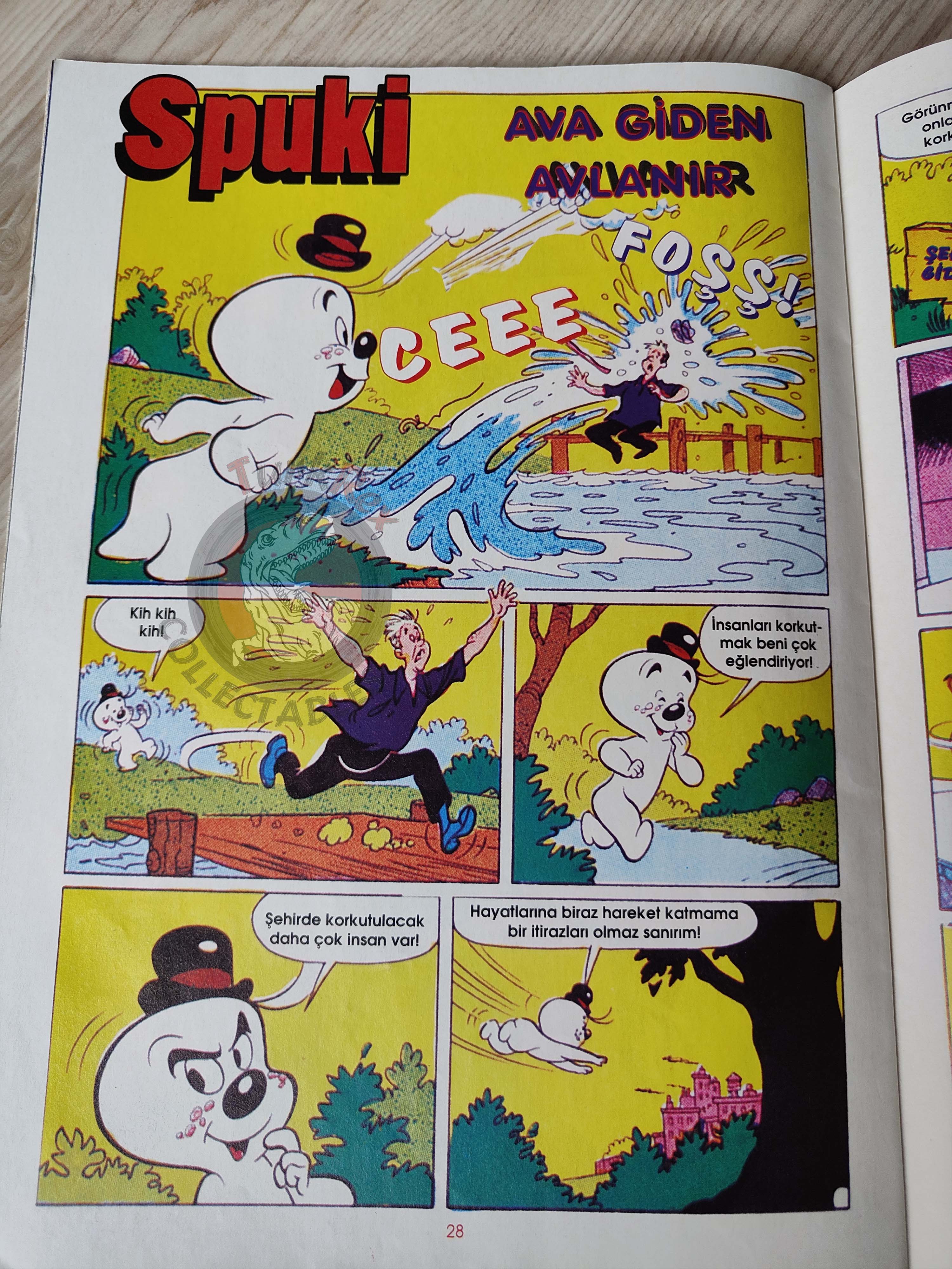Casper the Friendly Ghost Magazine – Issue #21 1997 Turkish Comic Turkey