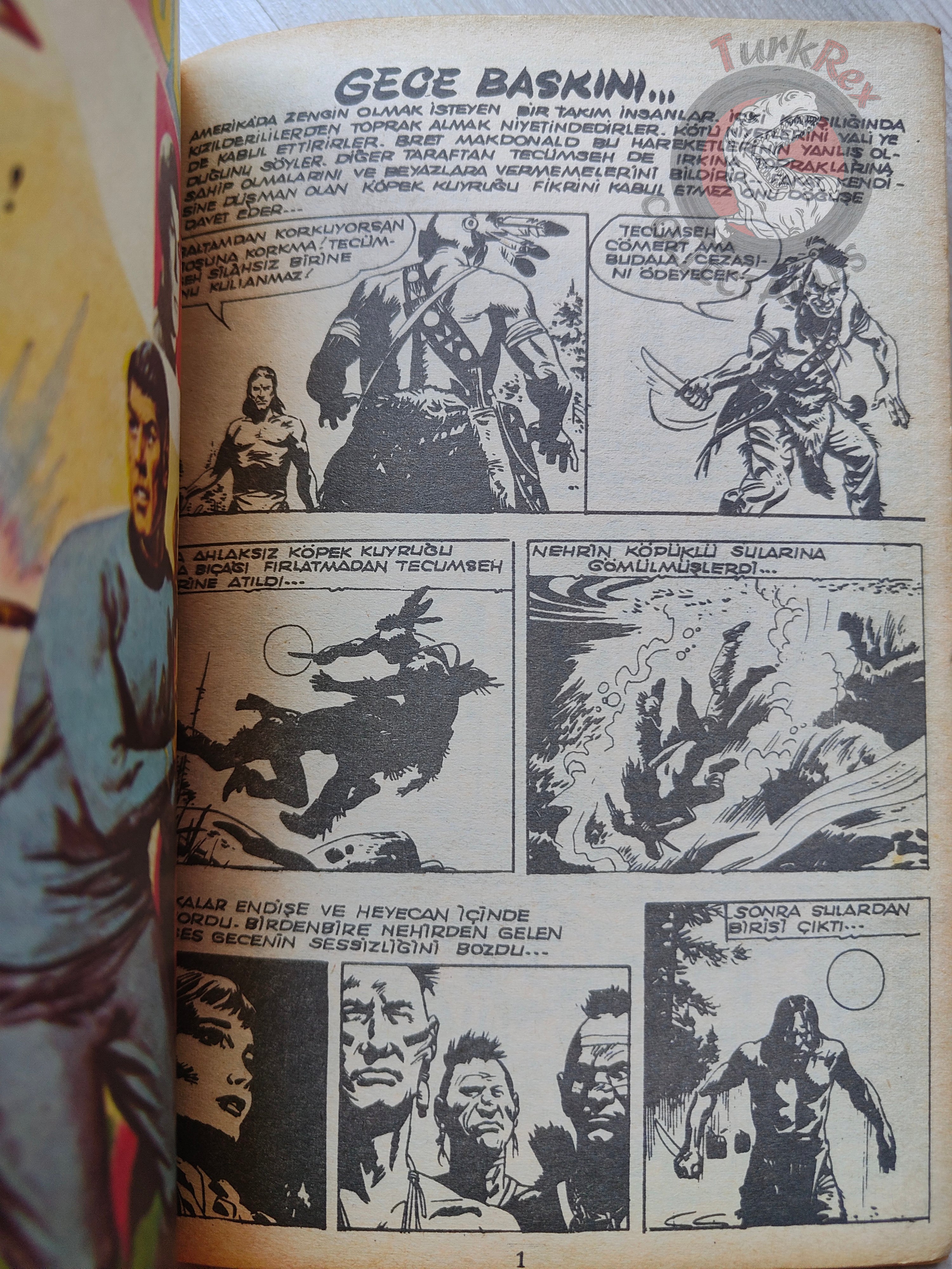 Buffalo Bill  –  Volume  #5 1981 Turkish Comic Turkey Geronimo Zorro