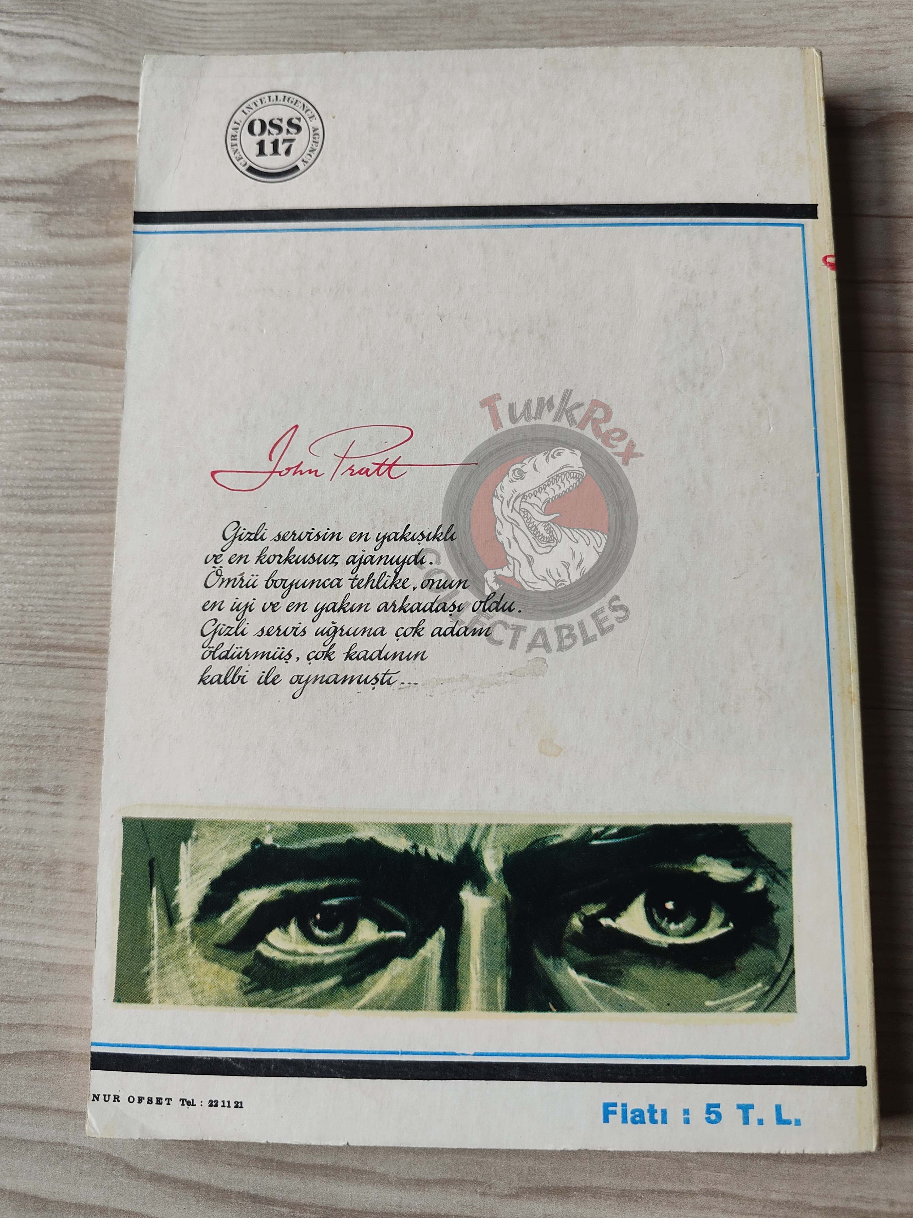 Jean Bruce O.S.S. 117 Contact Impossible 1965 1st Turkish Book Turkey John Pratt