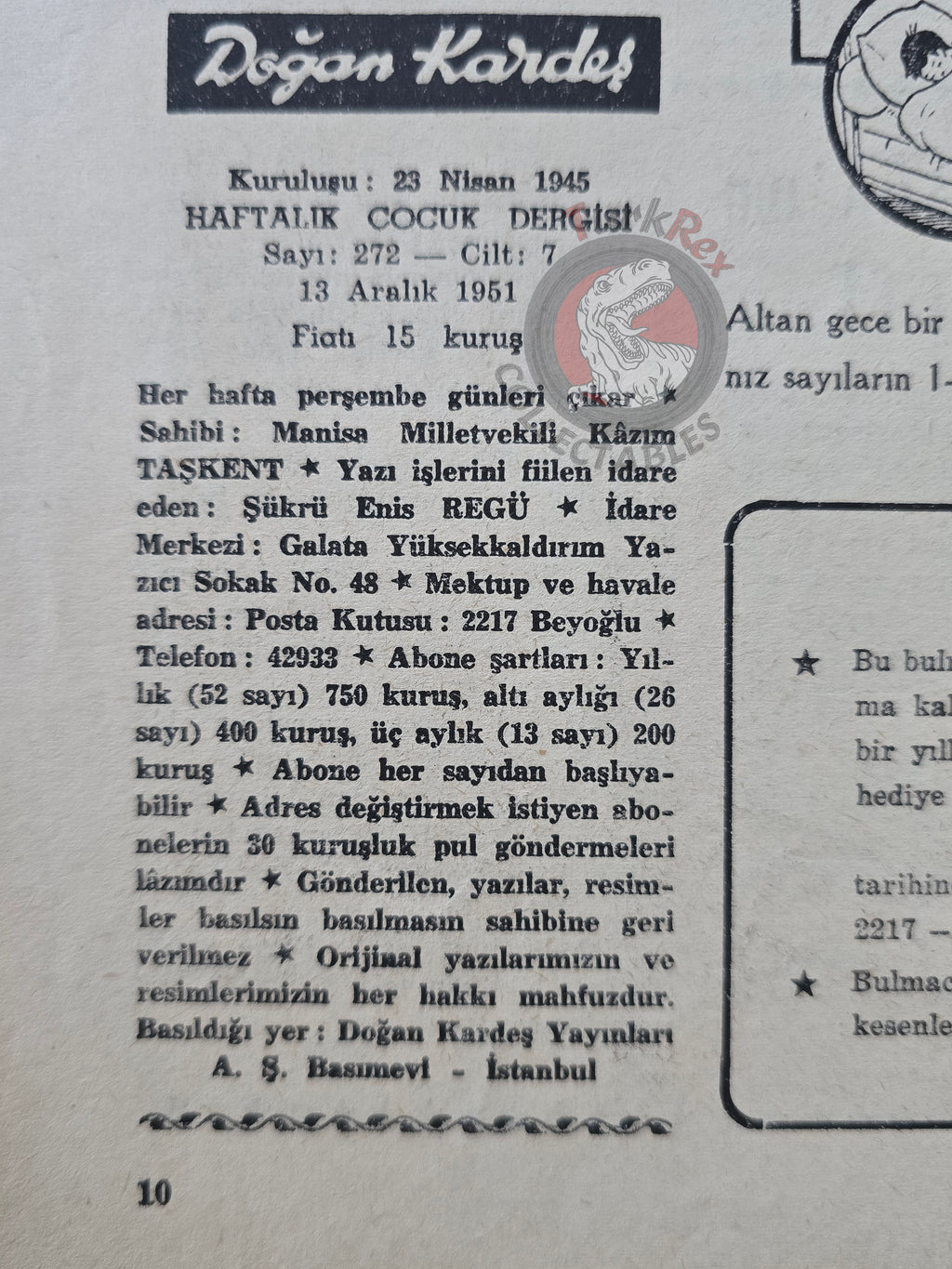 Tintin in Congo 1951 - 1952 Complete 26 Issue Set Turkish Edition Comic Turkey