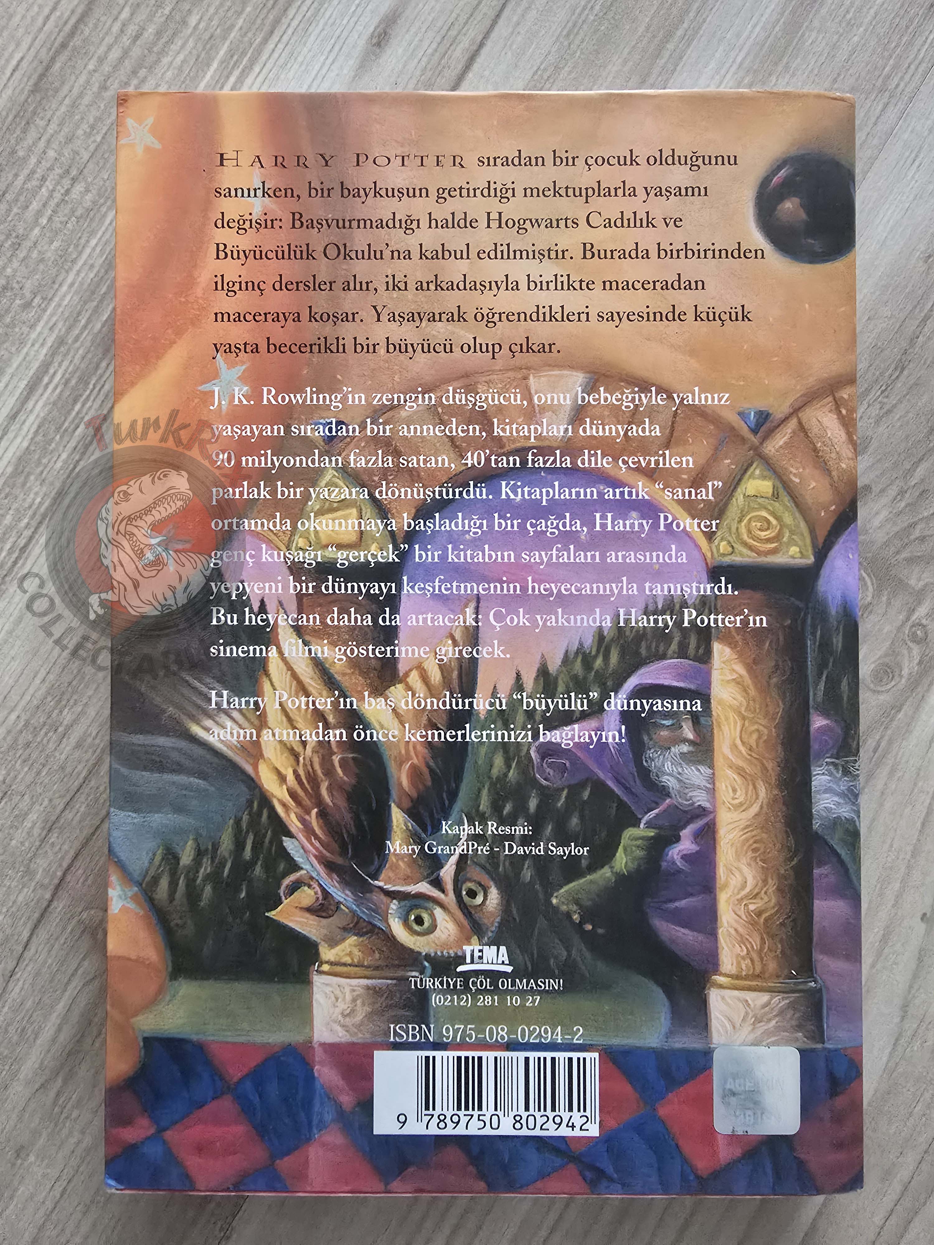 J.K. Rowling – Harry Potter and the Philosopher’s Stone 2001 1st Turkish Book Turkey