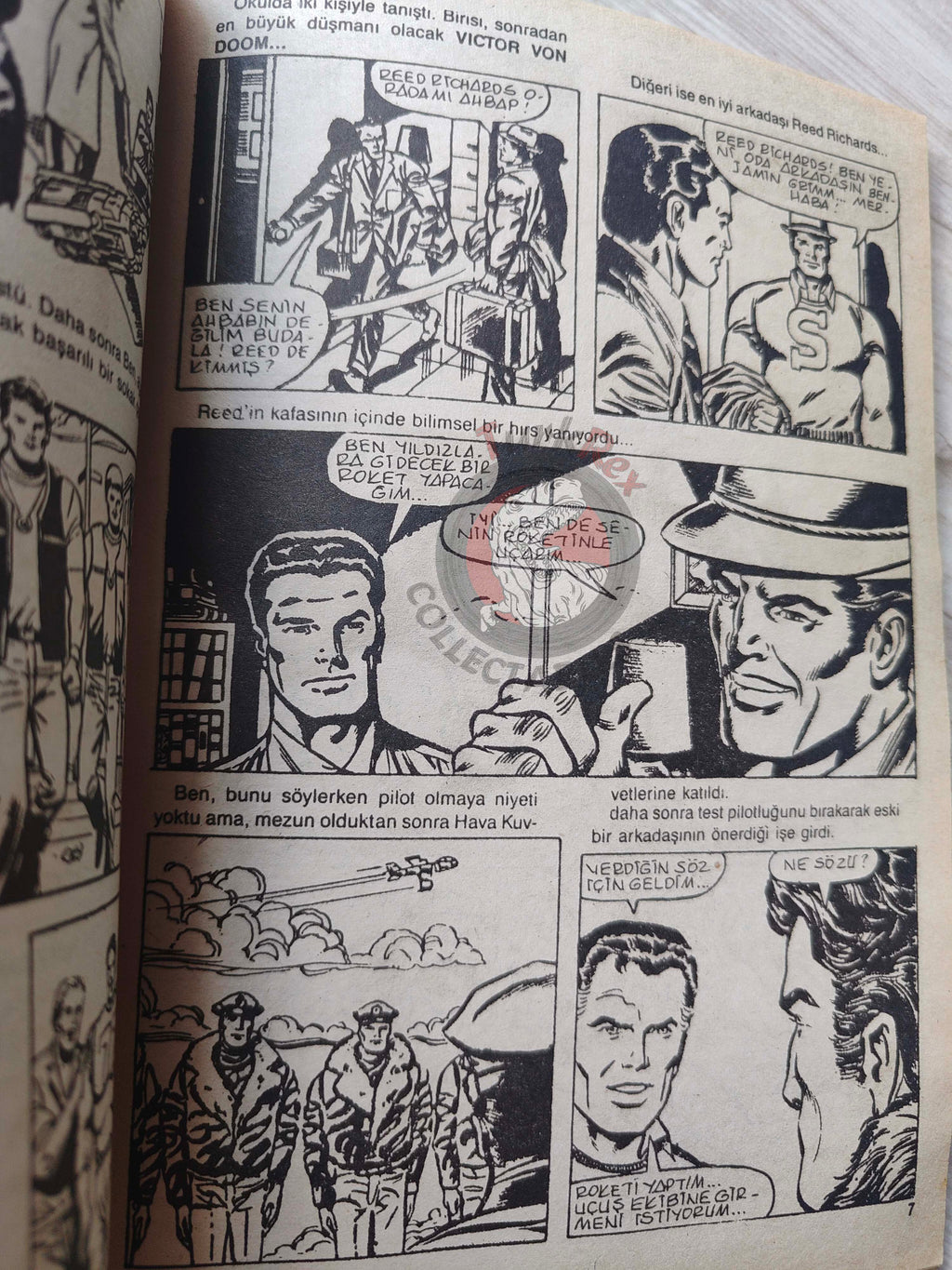 Çizgi Roman Koleksiyon Dergisi #1 Marvel Promo Issue Turkish Comic Turkey 1988