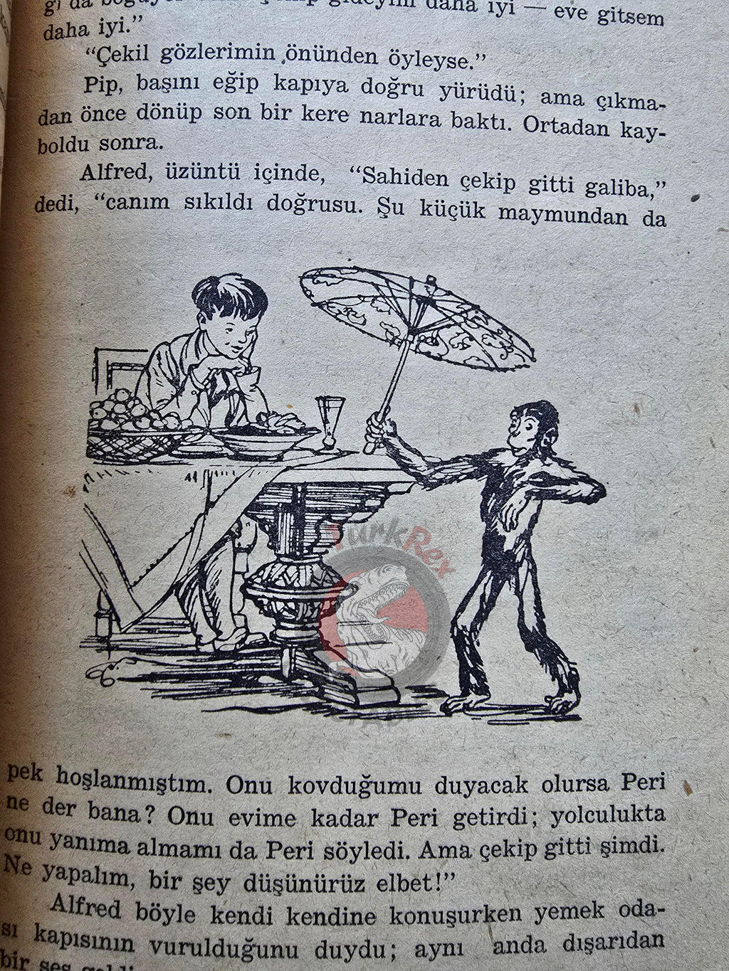 Carlo Collodi – Adventures Of Pipi The Pink Monkey 1961 Turkish Book Turkey Illustrated