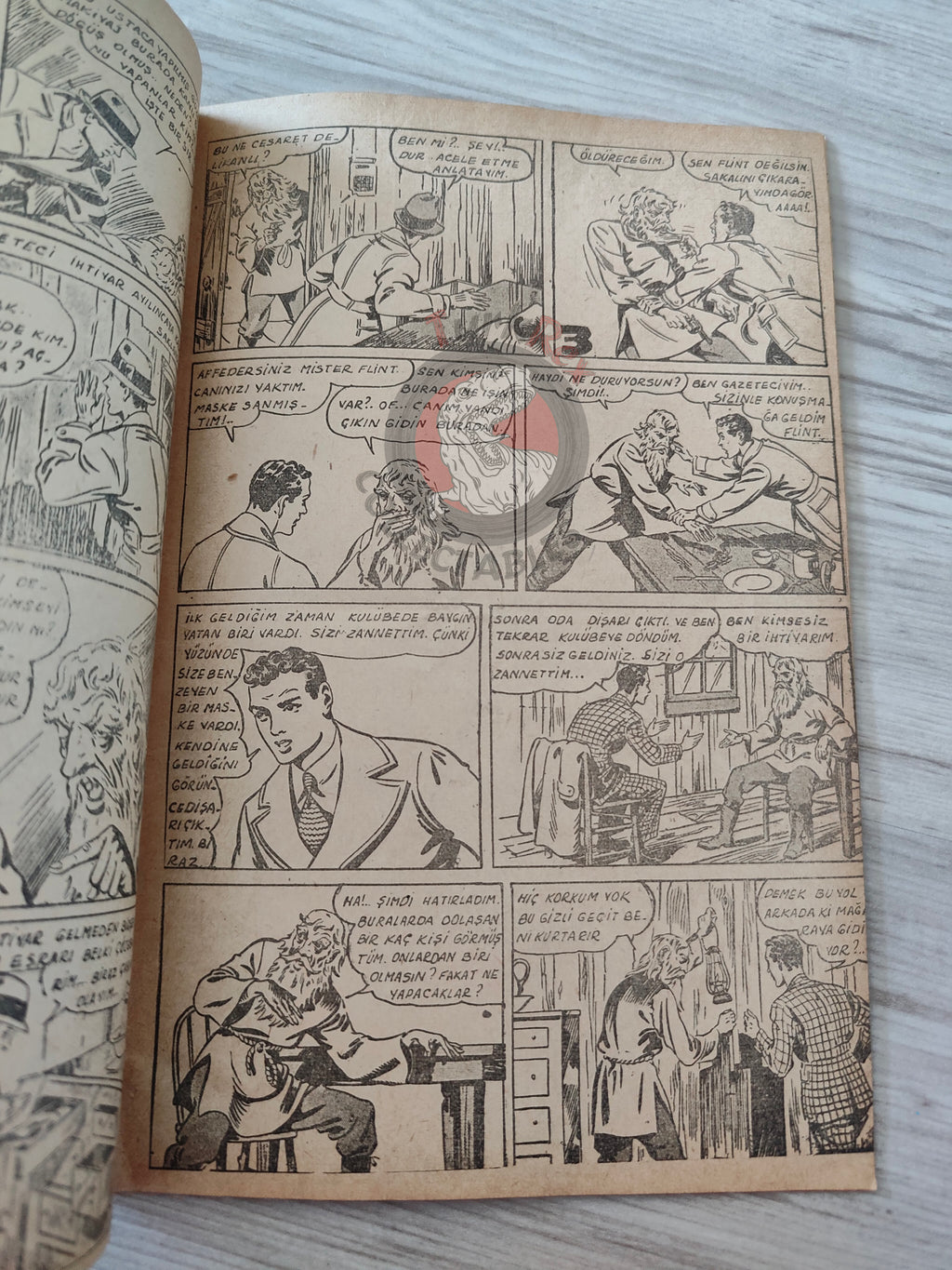 1001 Roman 1944 Adventures of the Journalist Turkish Comic Mag Turkey