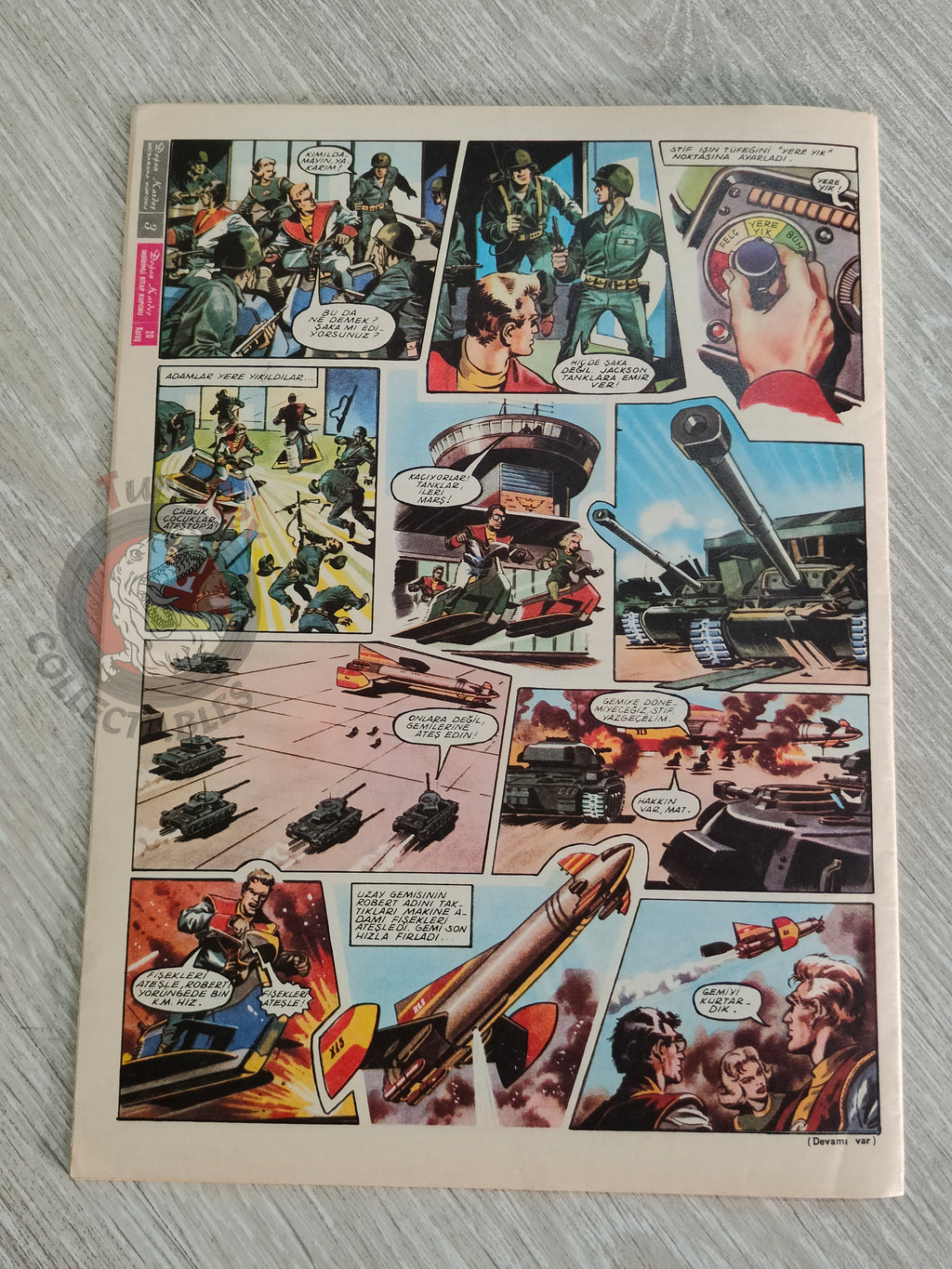 Doğan Kardeş 1967 Magazine #23 Turkish Comic Turkey Zero X, Tarzan, Buck Rogers