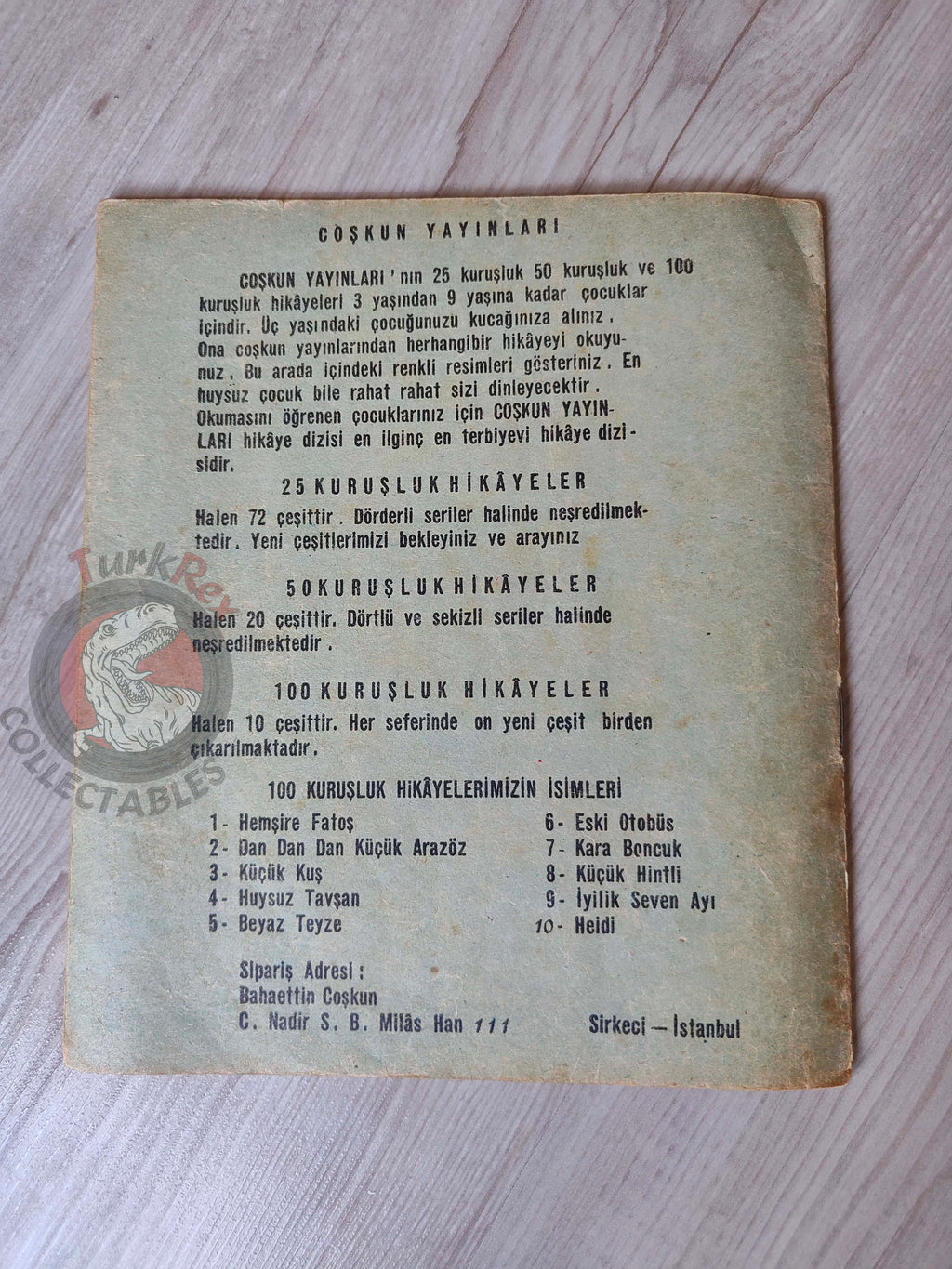 Johanna Spyri – Heidi 1960s Turkish Book Turkey Illustrated