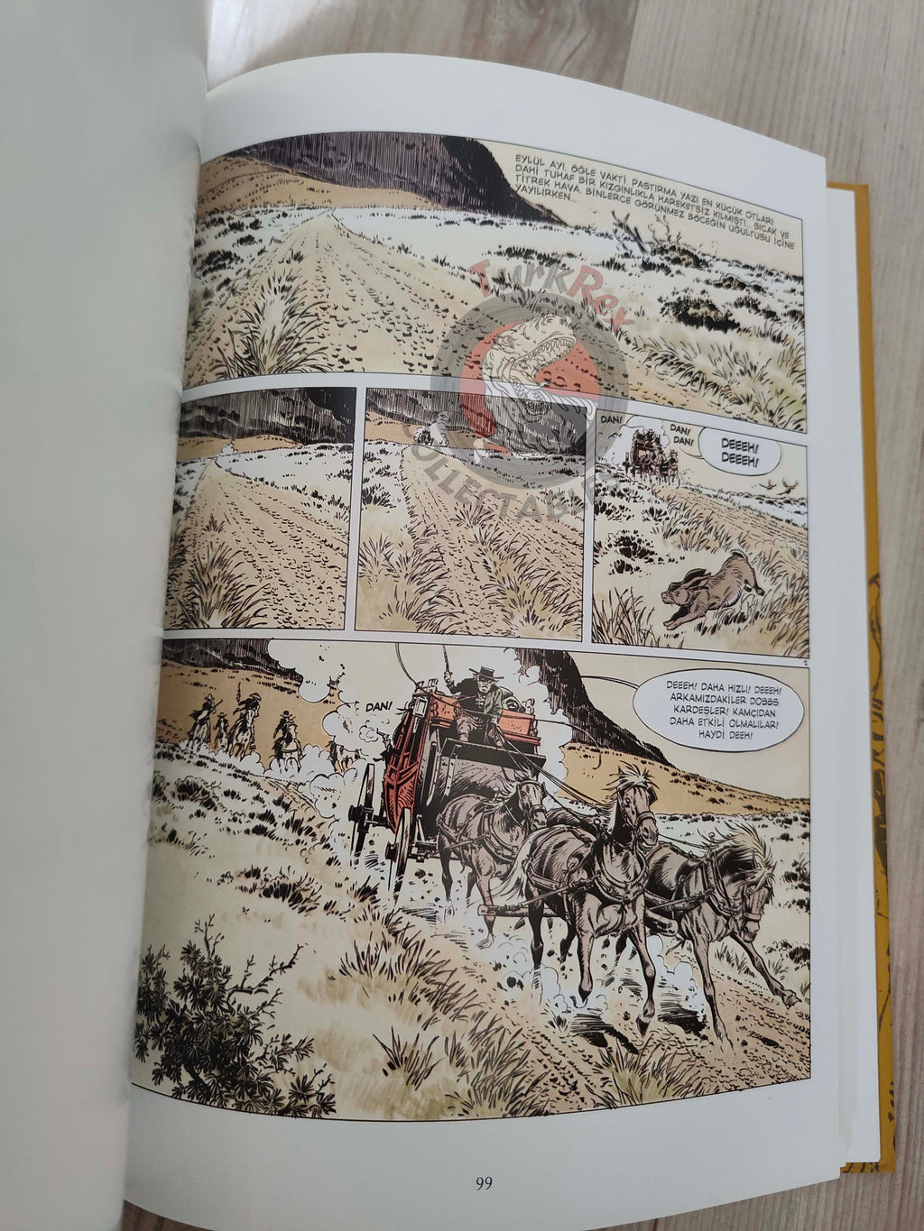 Comanche Vol #1 Issue #1–3 HC Turkish Comic Turkey Hermann & Greg Red Dust