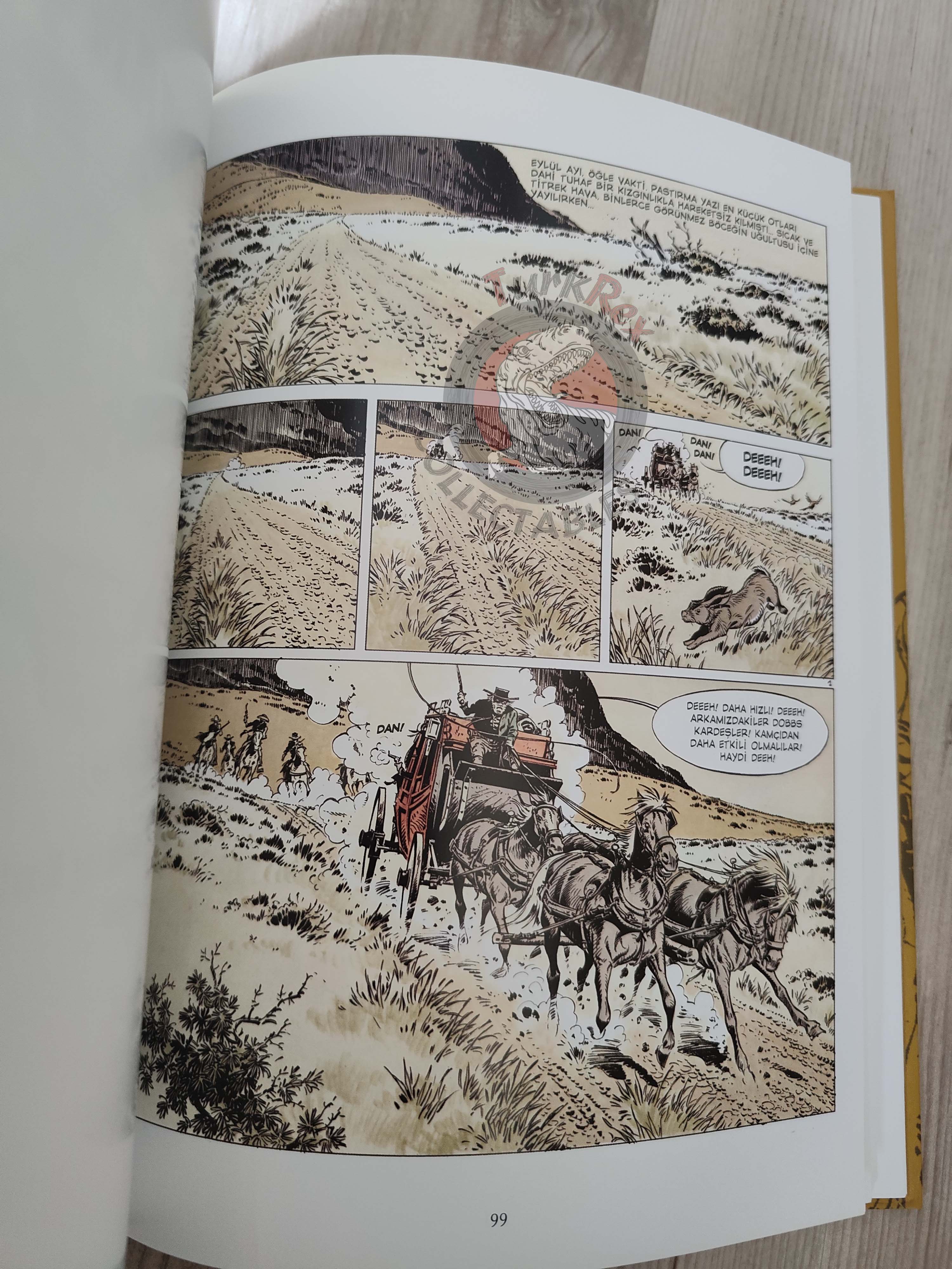 Comanche Vol #1 Issue #1–3 HC Turkish Comic Turkey Hermann & Greg Red Dust