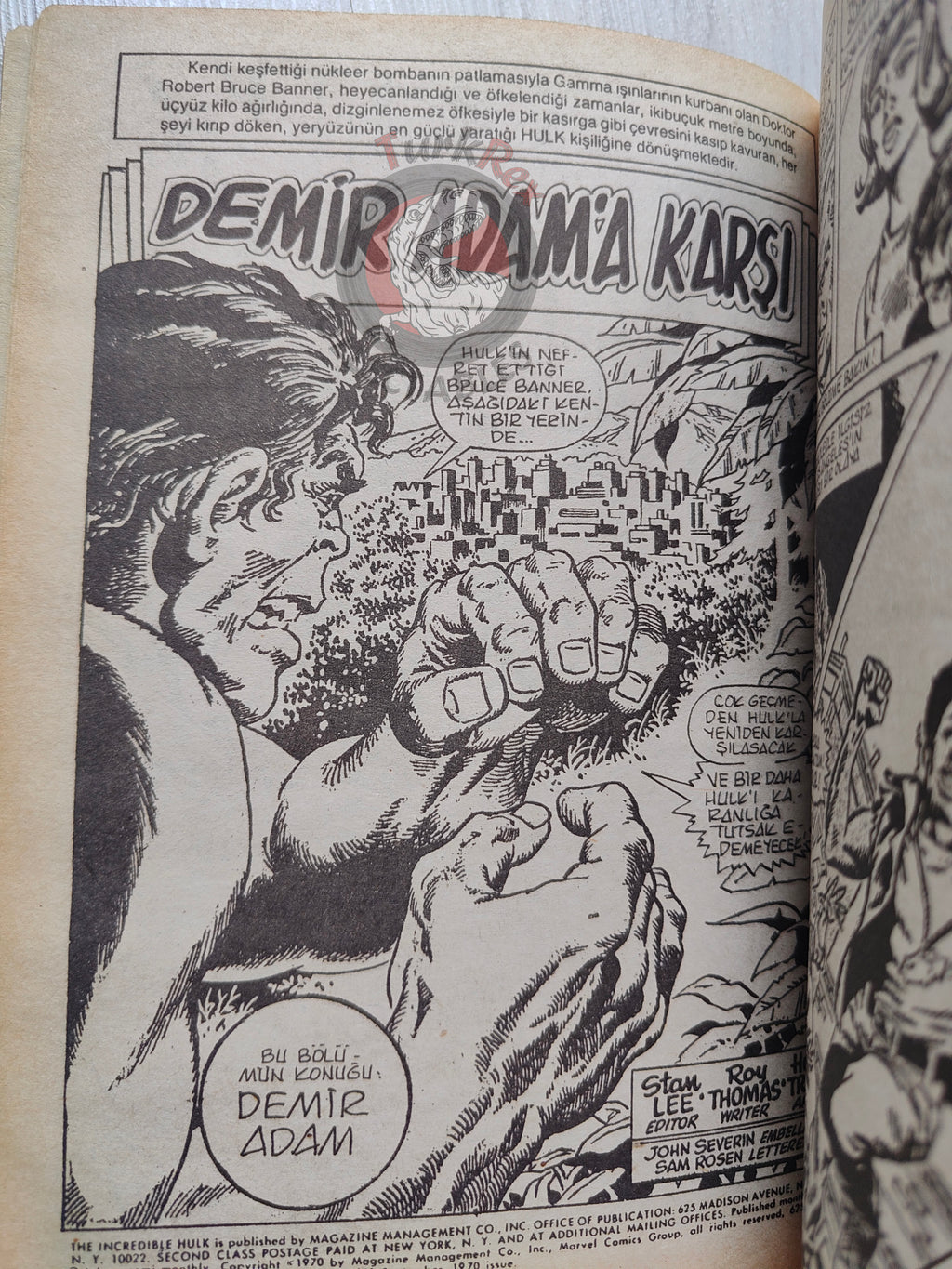 Hulk #10 1988 Turkish Comic Turkey cover #19 #131 Iron Man