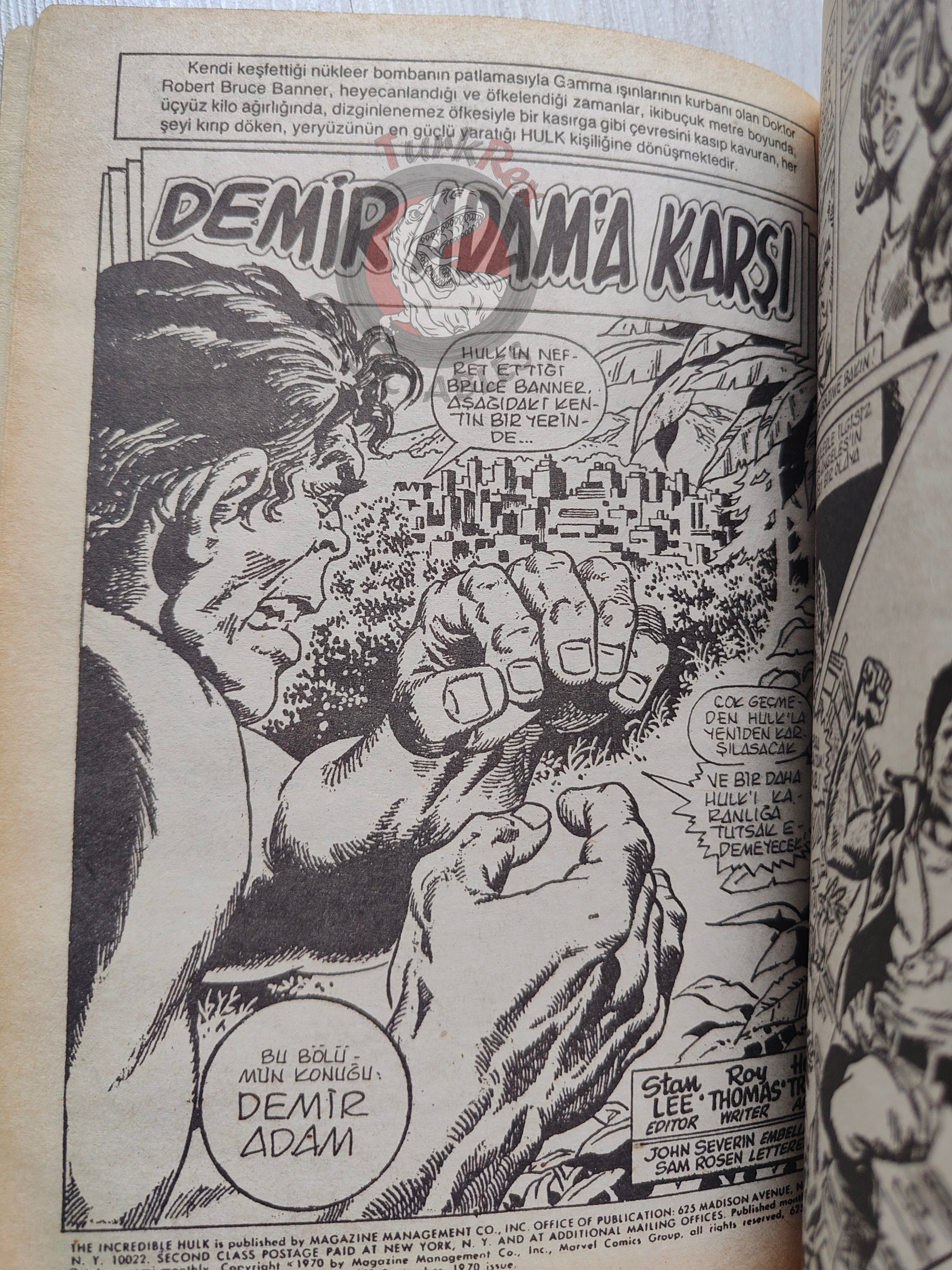 Hulk #10 1988 Turkish Comic Turkey cover #19 #131 Iron Man