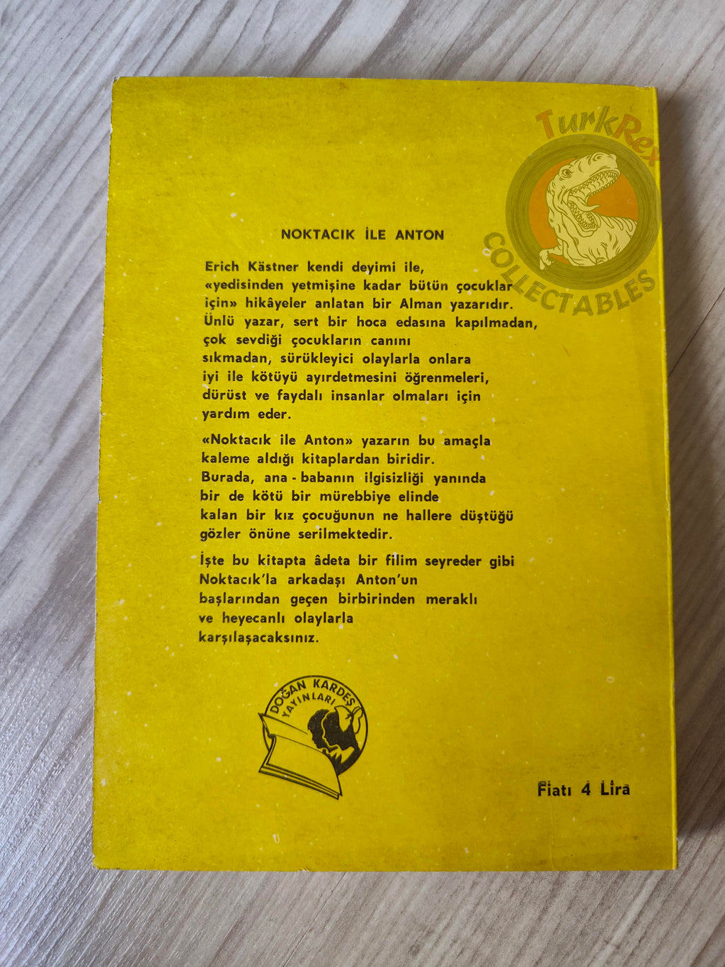 Erich Kästner – Pünktchen und Anton 1965 Turkish Book Turkey Illustrated