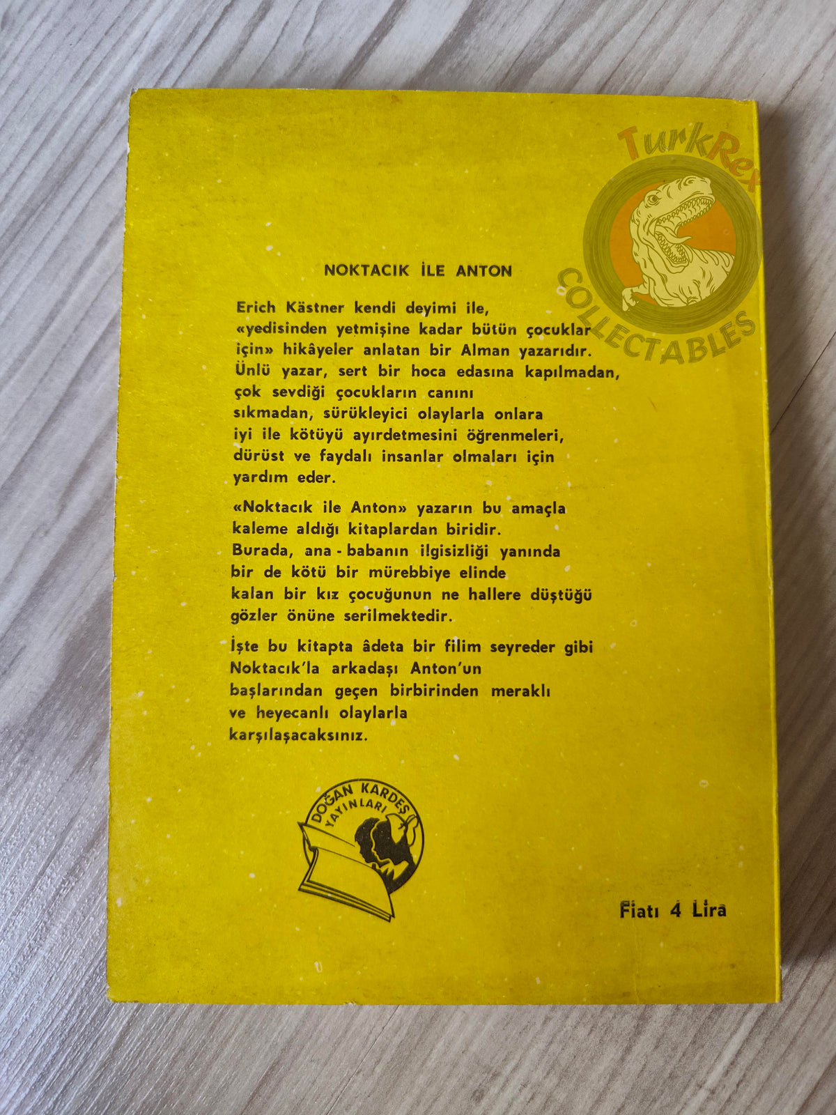 Erich Kästner – Pünktchen und Anton 1965 Turkish Book Turkey Illustrated