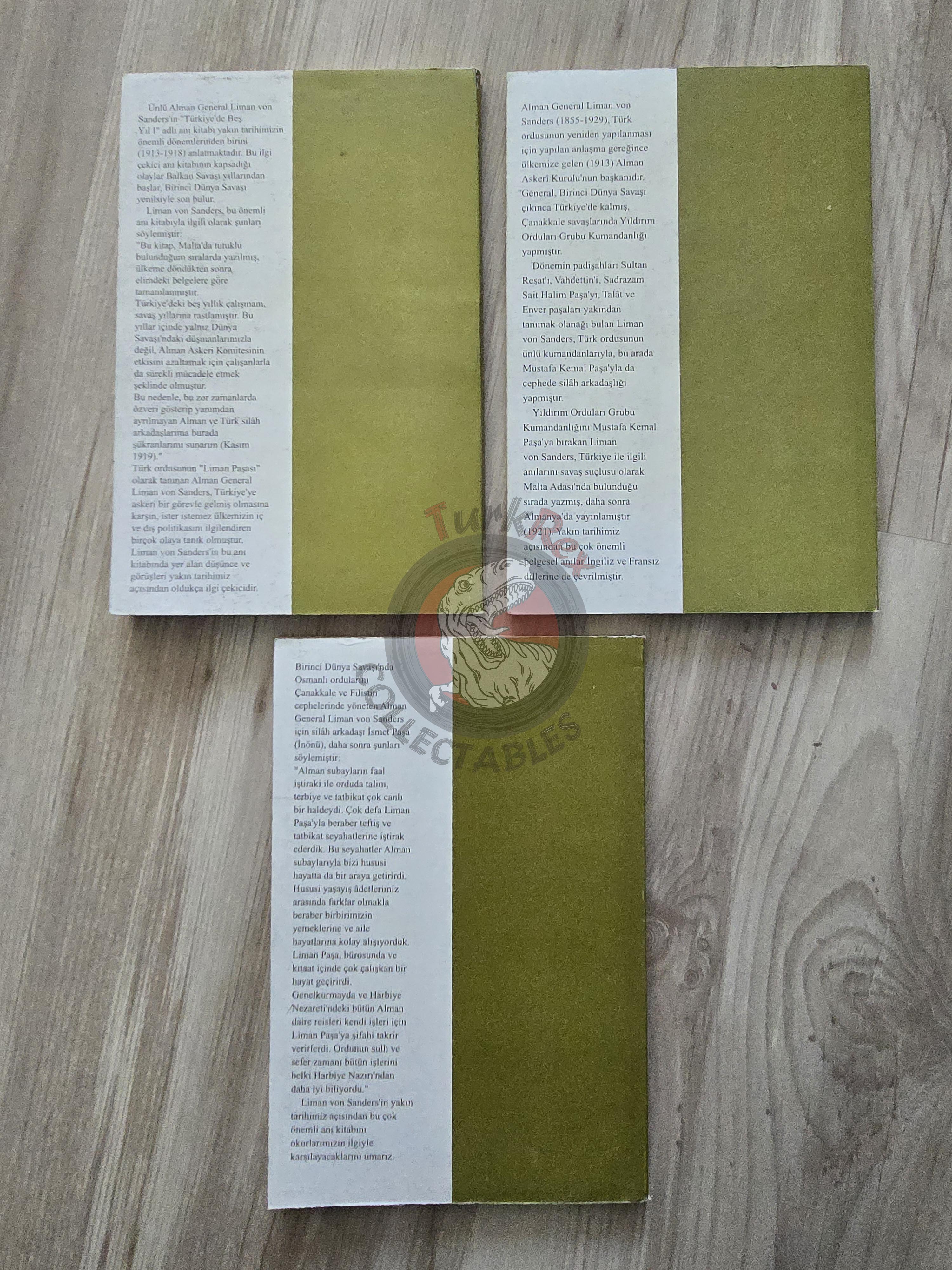 Liman von Sanders – Five Years in Turkey 1998 Turkish Book Turkey