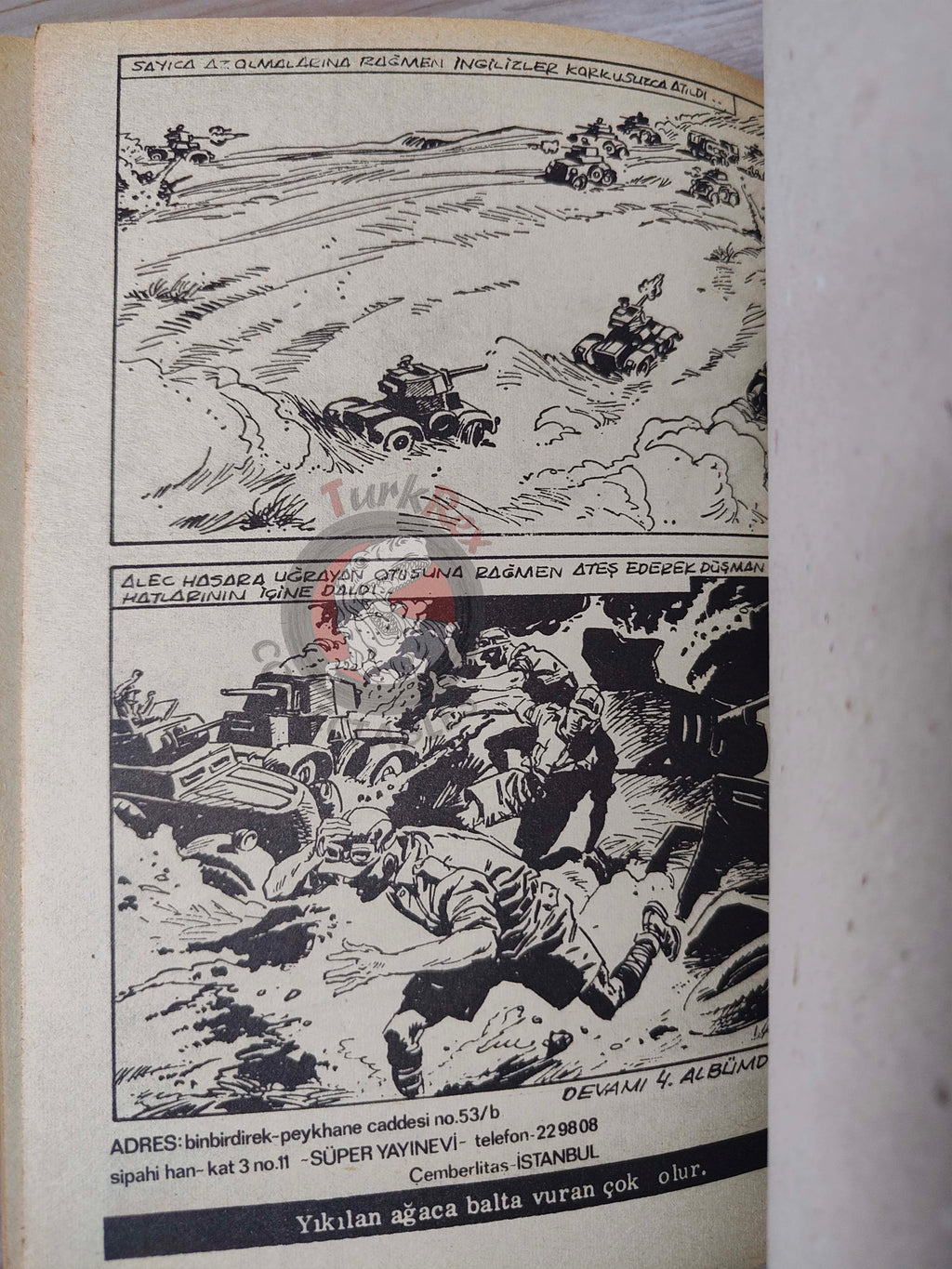 War Picture Library #2 1978 Turkish Comic Turkey WW2 stories