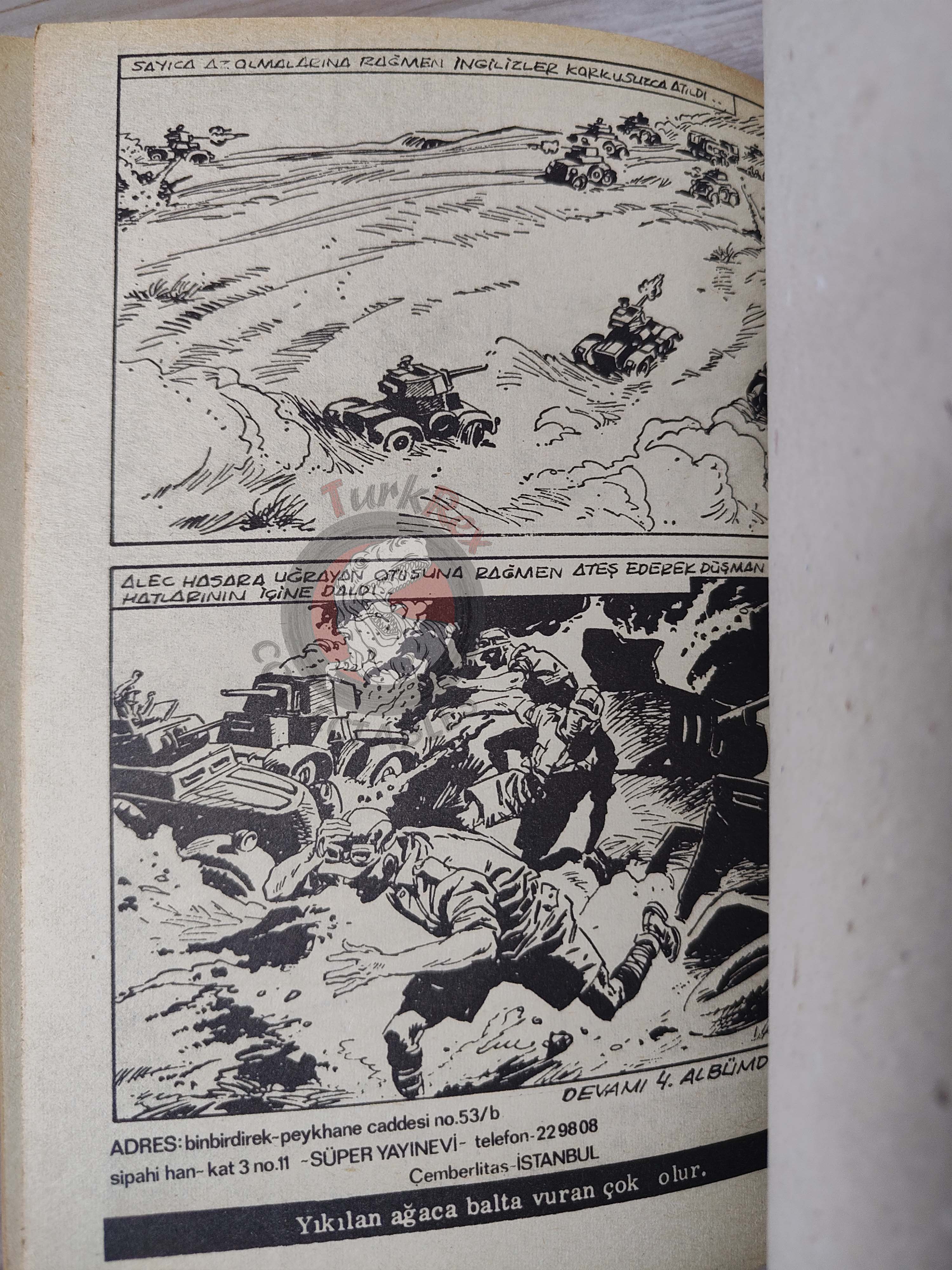 War Picture Library #2 1978 Turkish Comic Turkey WW2 stories