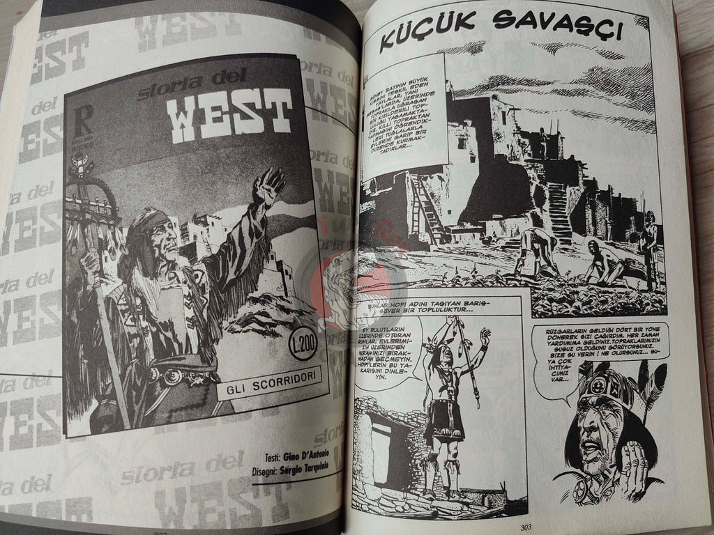 Storia del West Vol #4 Kansas Turkish Comic Turkey #13 #14 #15 #16