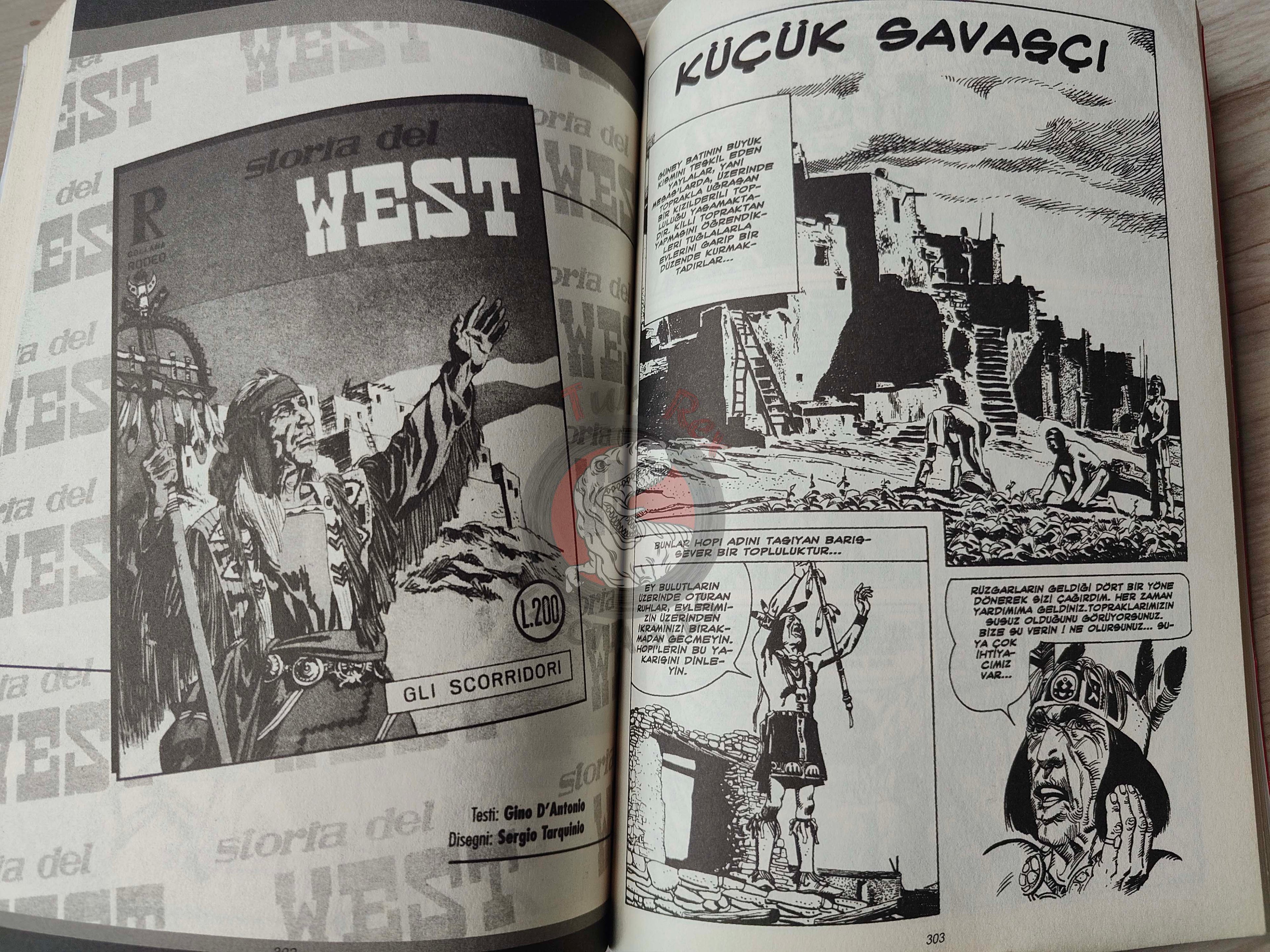 Storia del West Vol #4 Kansas Turkish Comic Turkey #13 #14 #15 #16