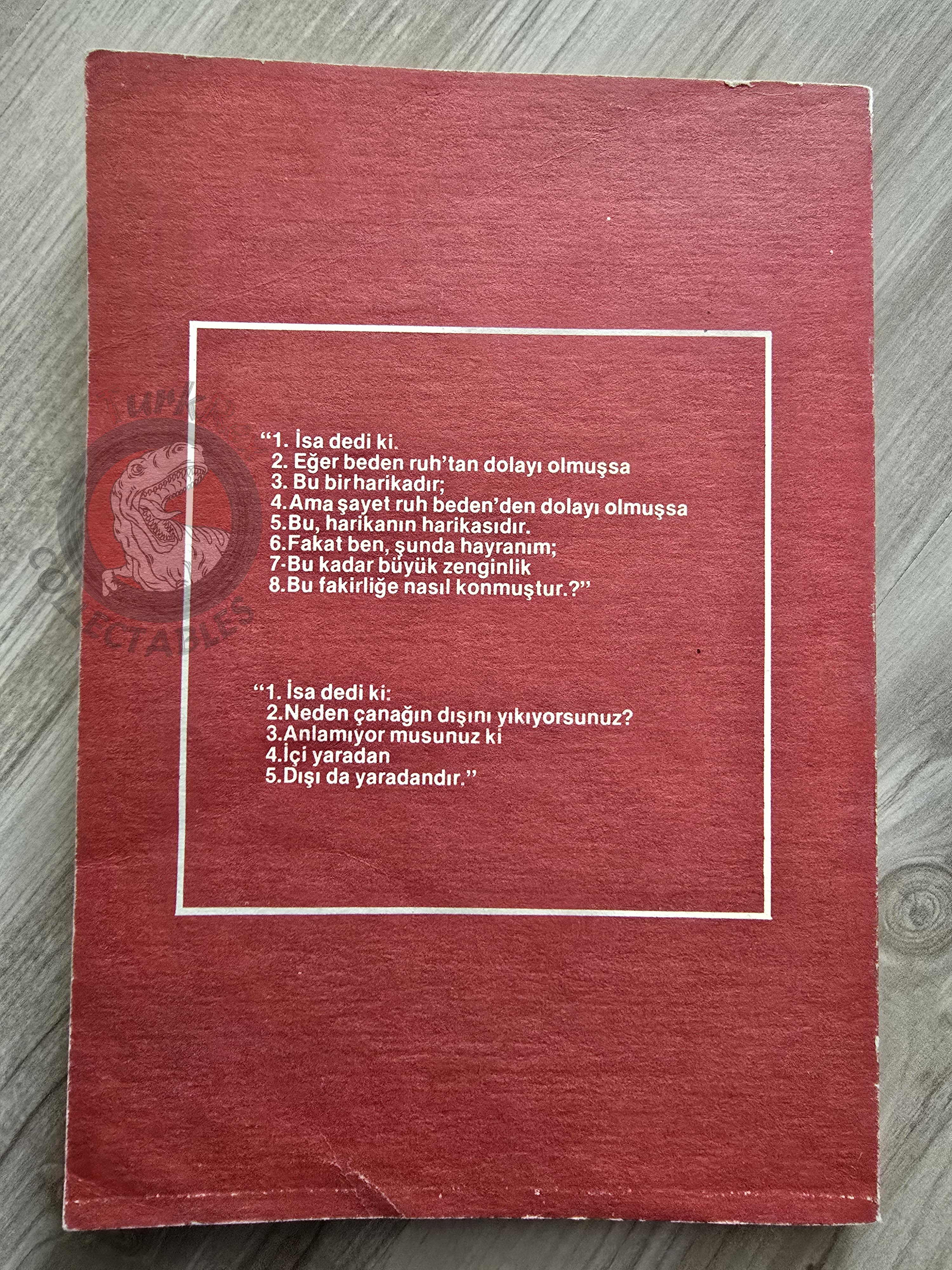 The Gospel of Thomas Bible Turkish Book New Testament