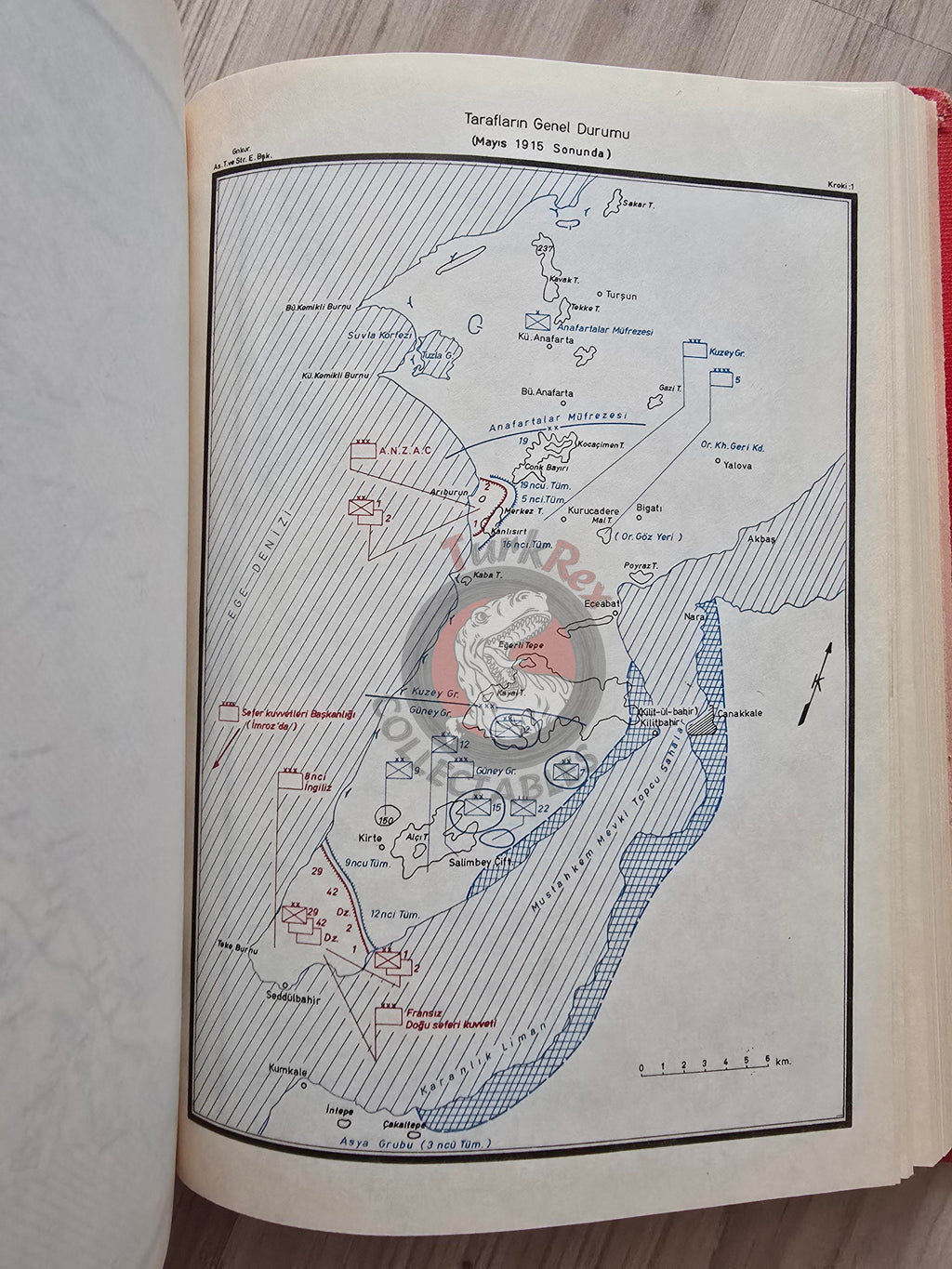 WW1 Gallipoli Campaign Operations 1980 Turkish Book Military Ottoman Empire Maps