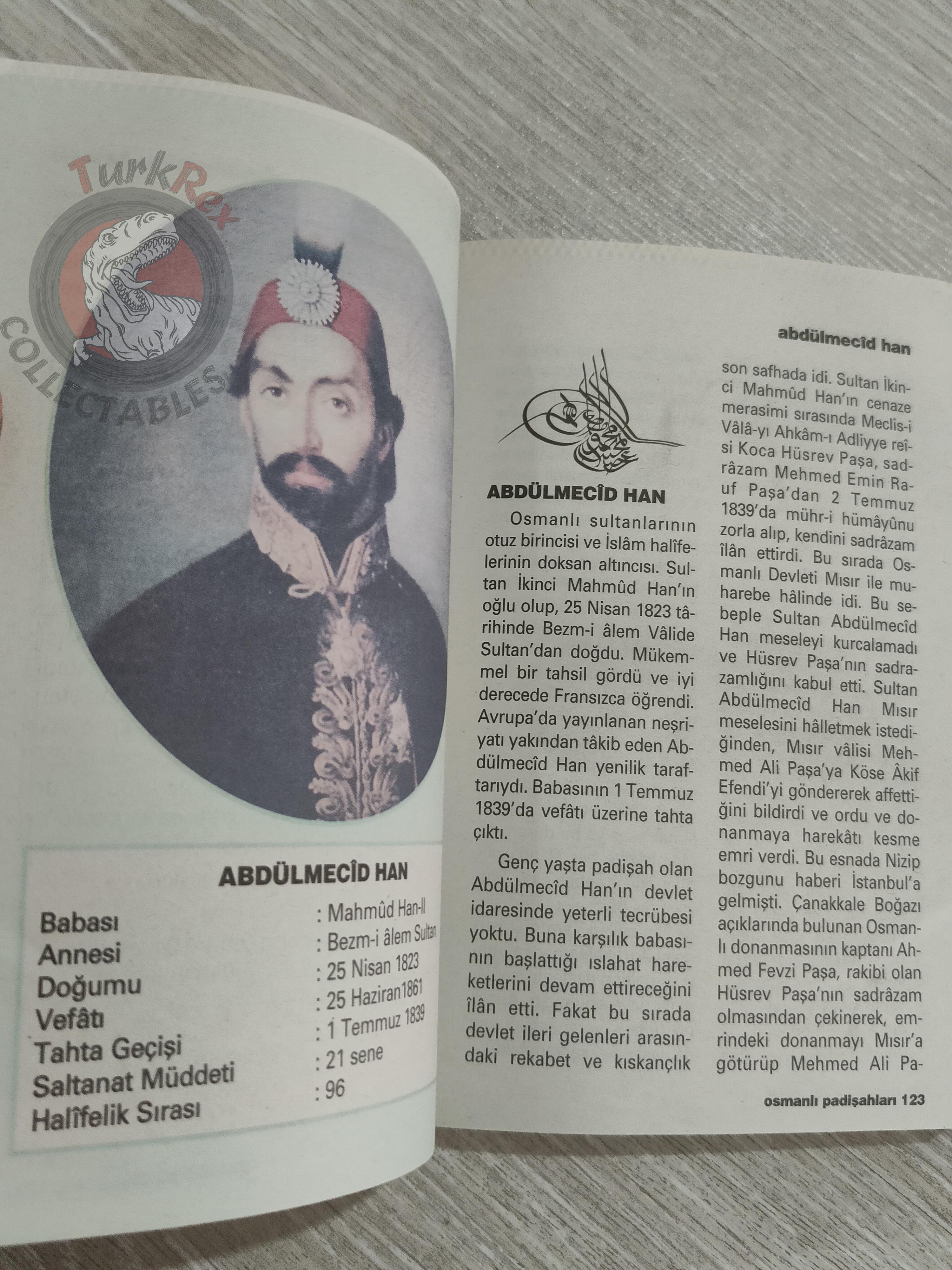 Ottoman Empire Sultans Vol 1 2004 Turkish Book Turkey Abdul Hamid II Mehmed II
