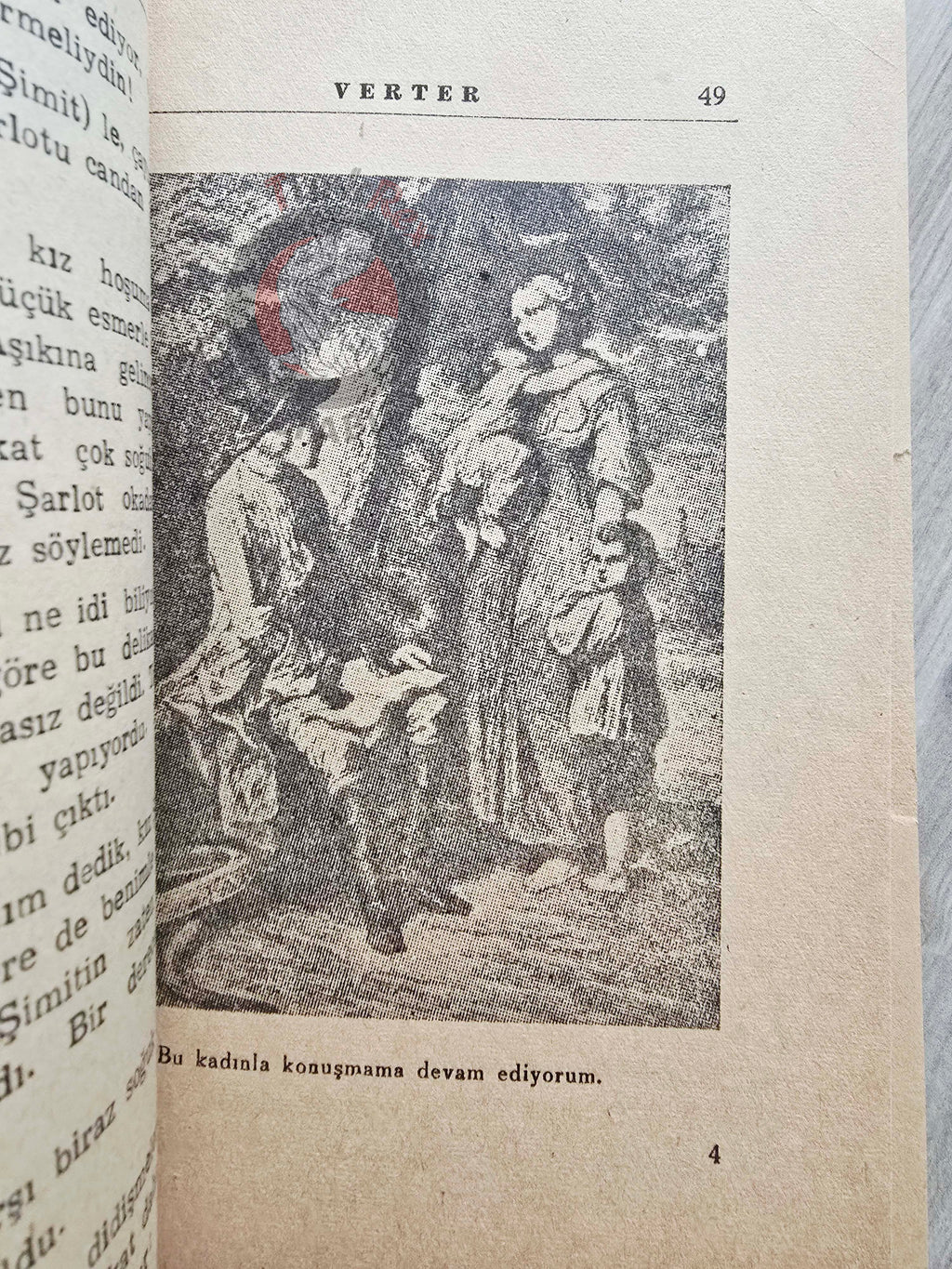 Johann Wolfgang von Goethe – The Sorrows Of Young Werther 1957 Turkish Book Turkey