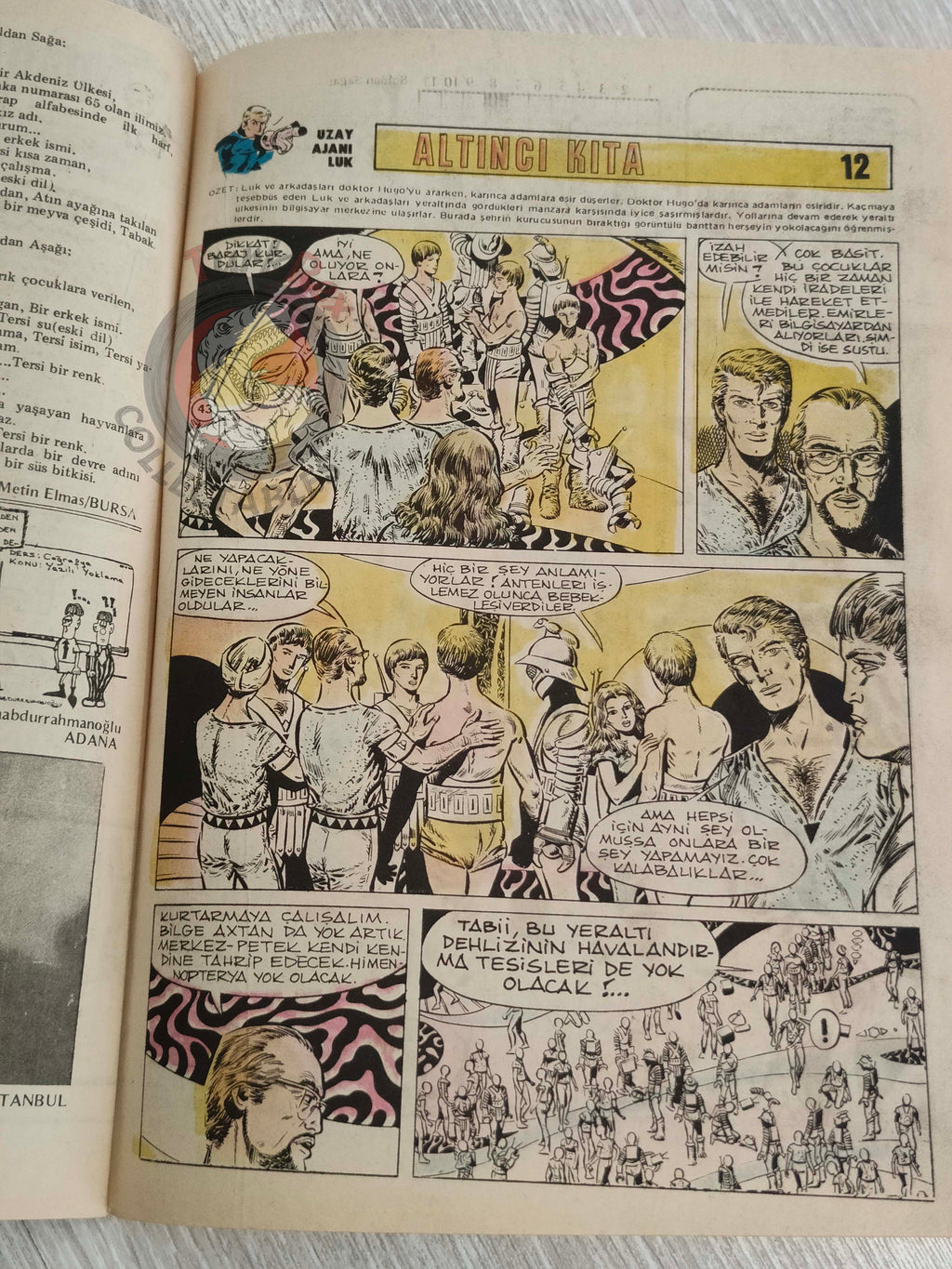 Tercüman Çocuk #48 1981 Turkish Comic Turkey Superman The Flintstones Luc Orient Thorgal